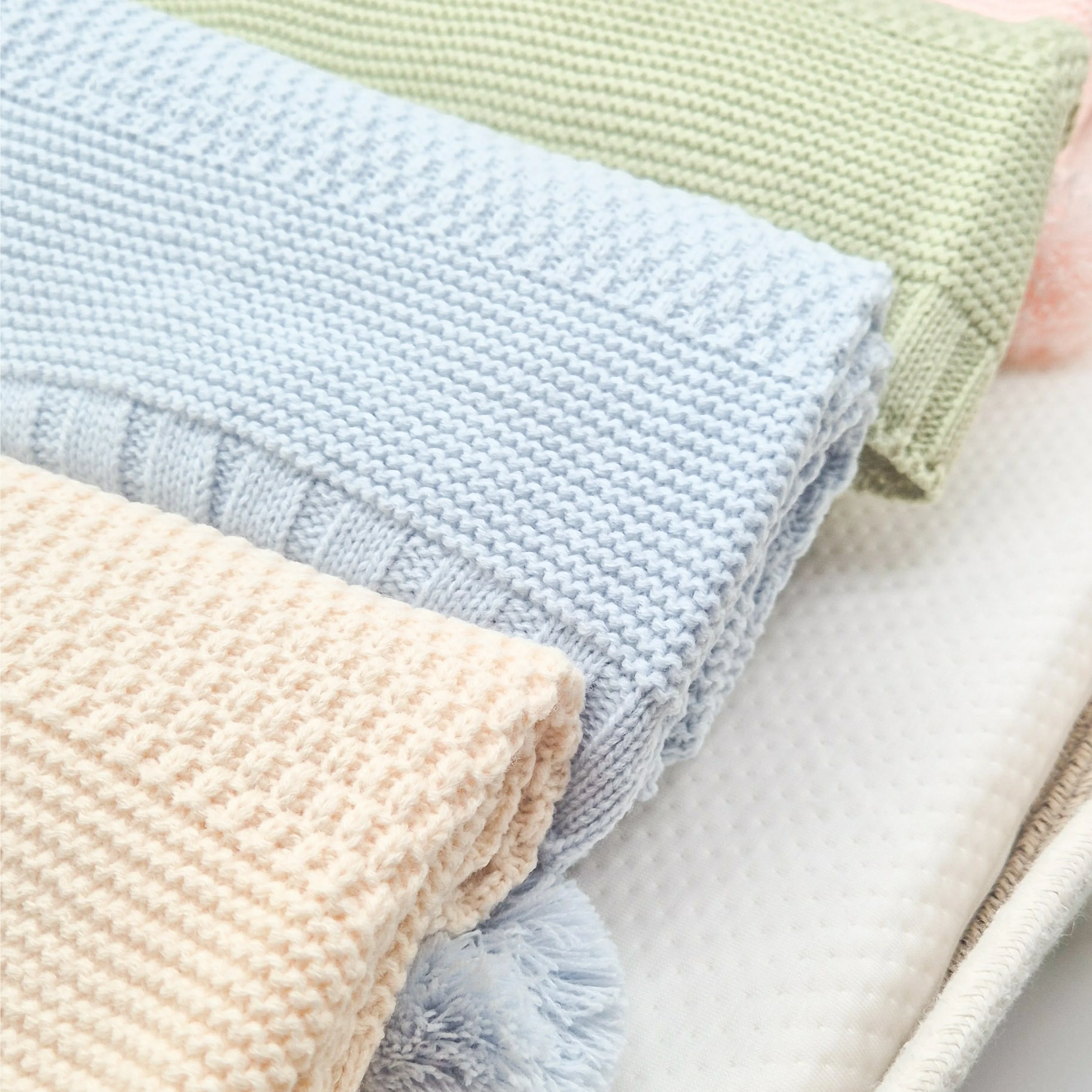 Personalised Embroidered Knitted Baby Blanket - Image 3