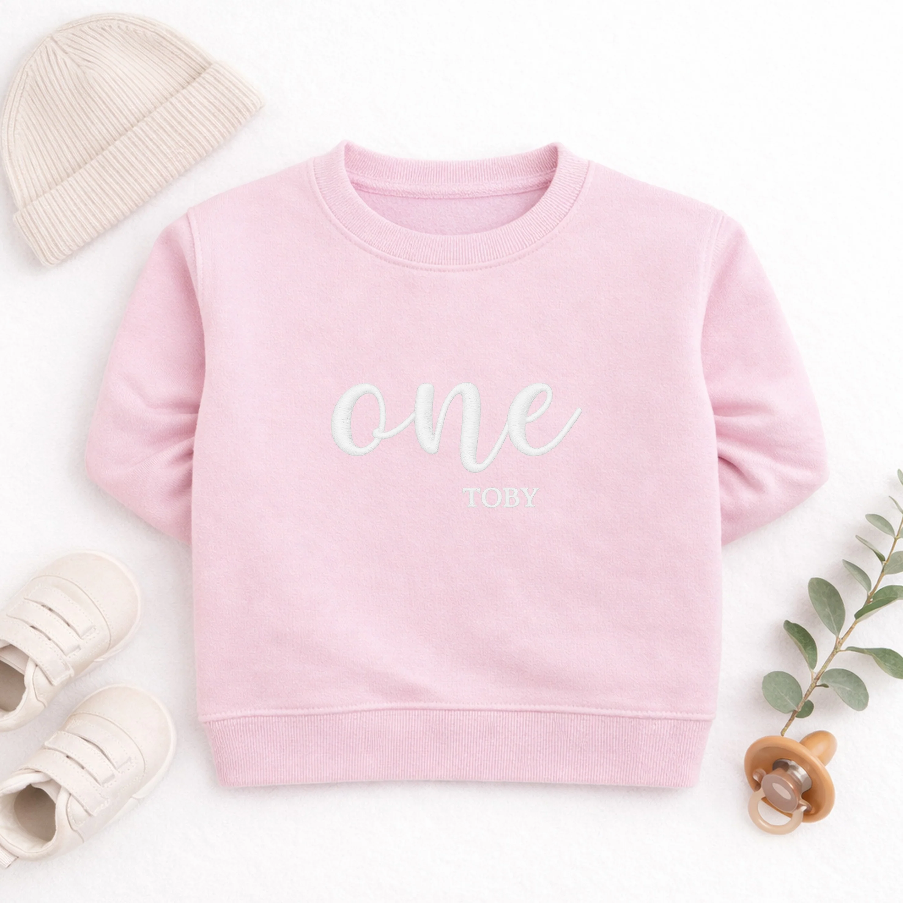 Personalised Embroidered One Today First Birthday Jumper - Image 5