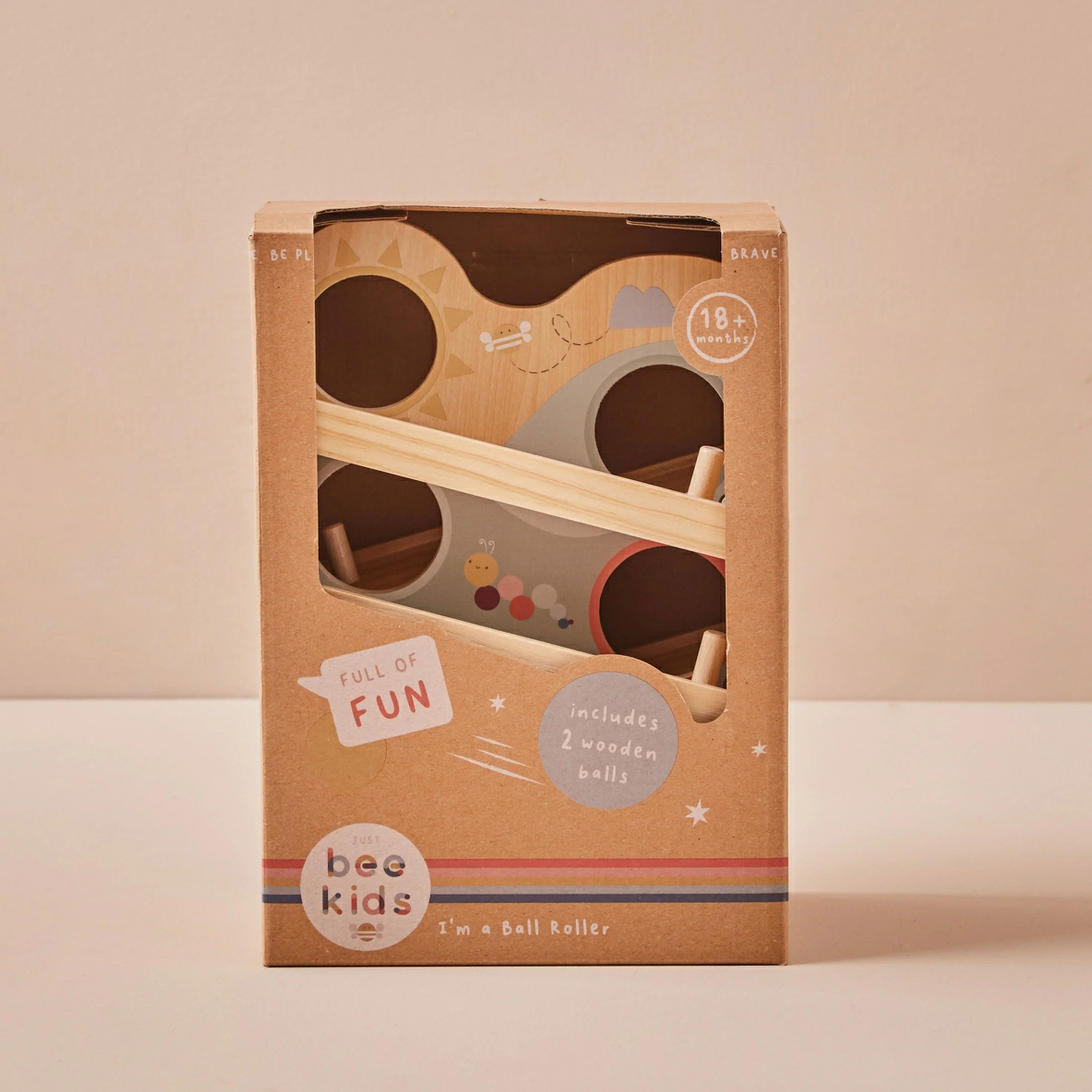 Personalised Engraved Wooden Ball Run Toy - Image 7