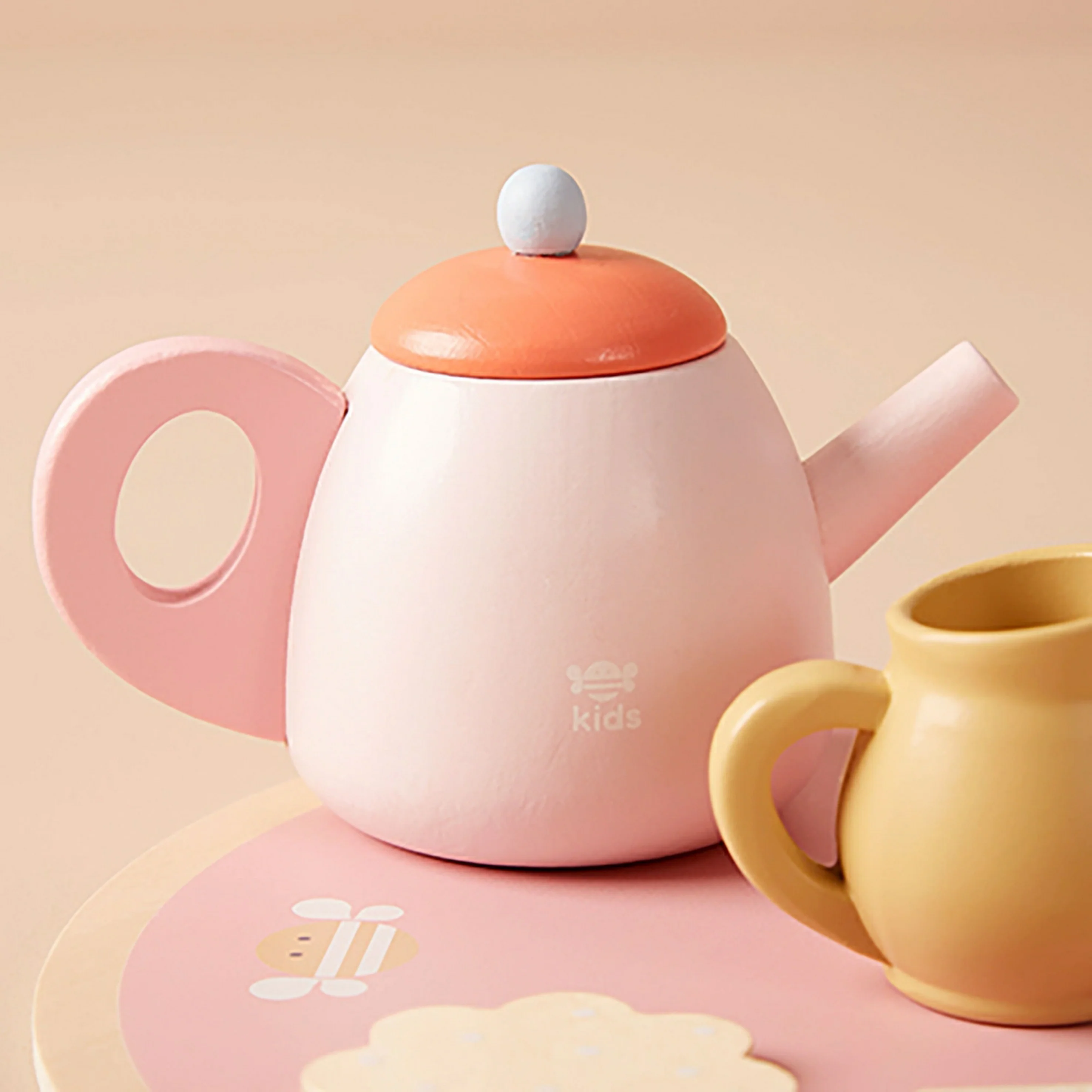 Personalised Engraved Wooden Tea Set Toy - Image 5
