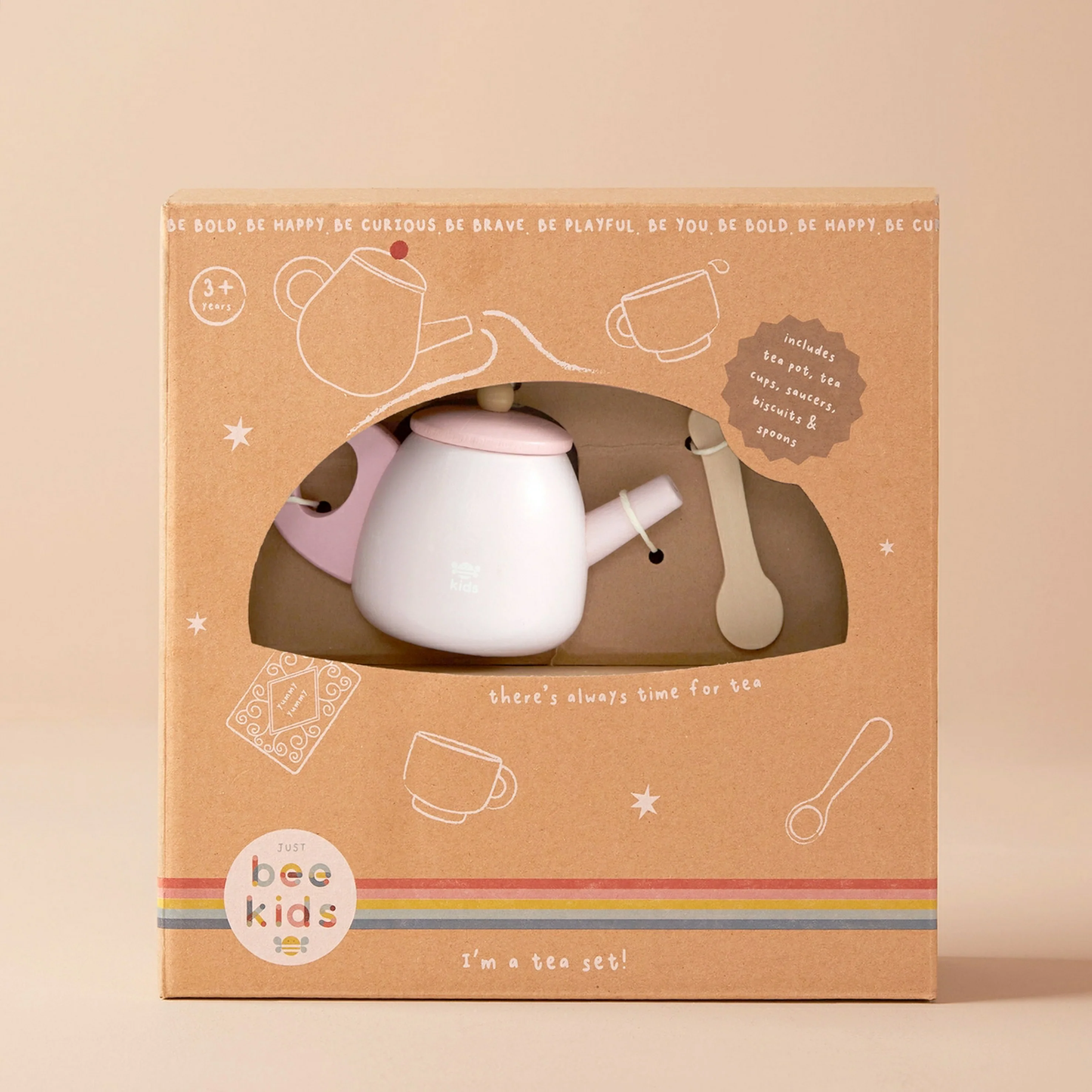 Personalised Engraved Wooden Tea Set Toy - Image 8