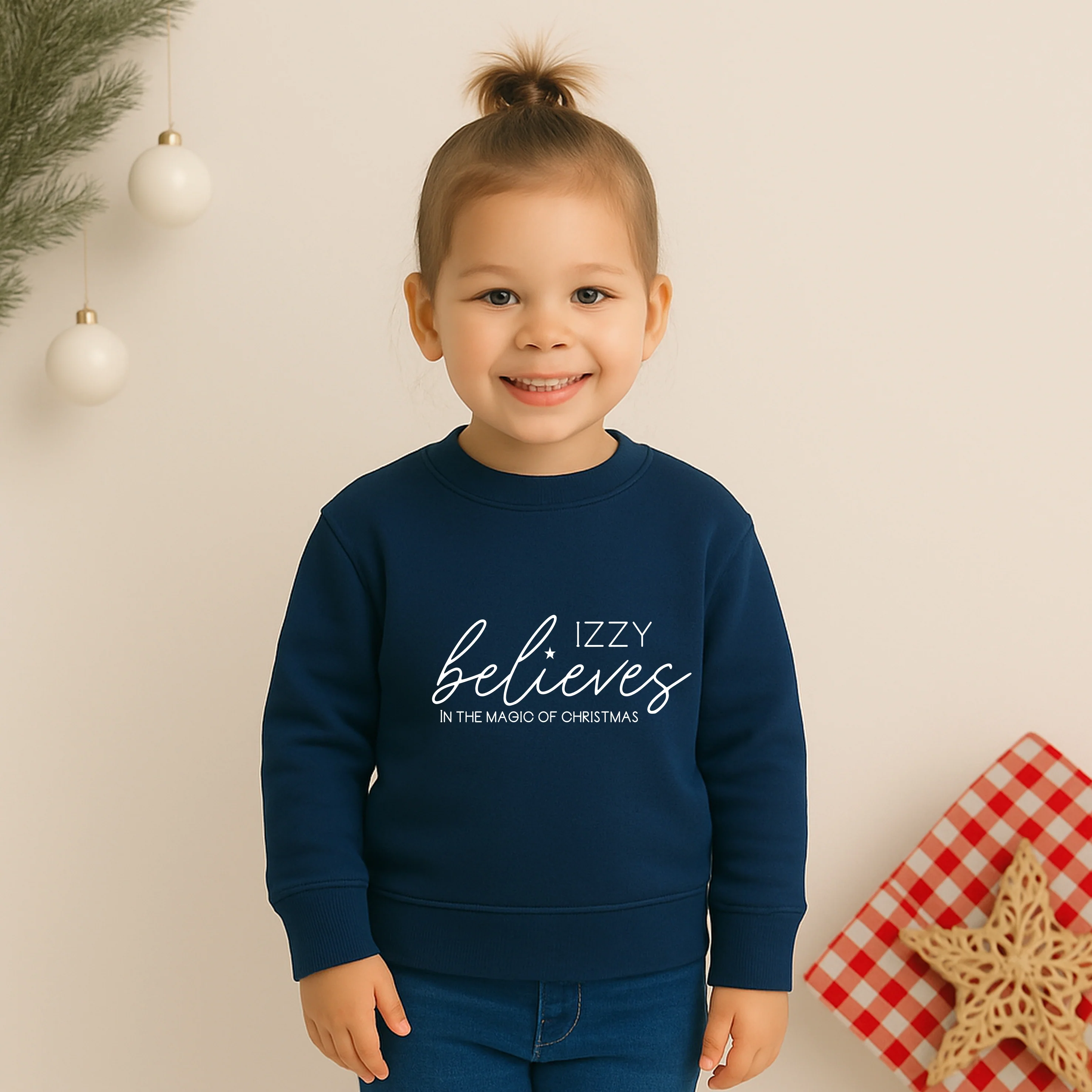 Personalised Magic Of Christmas Family Matching Sweatshirts - Image 3
