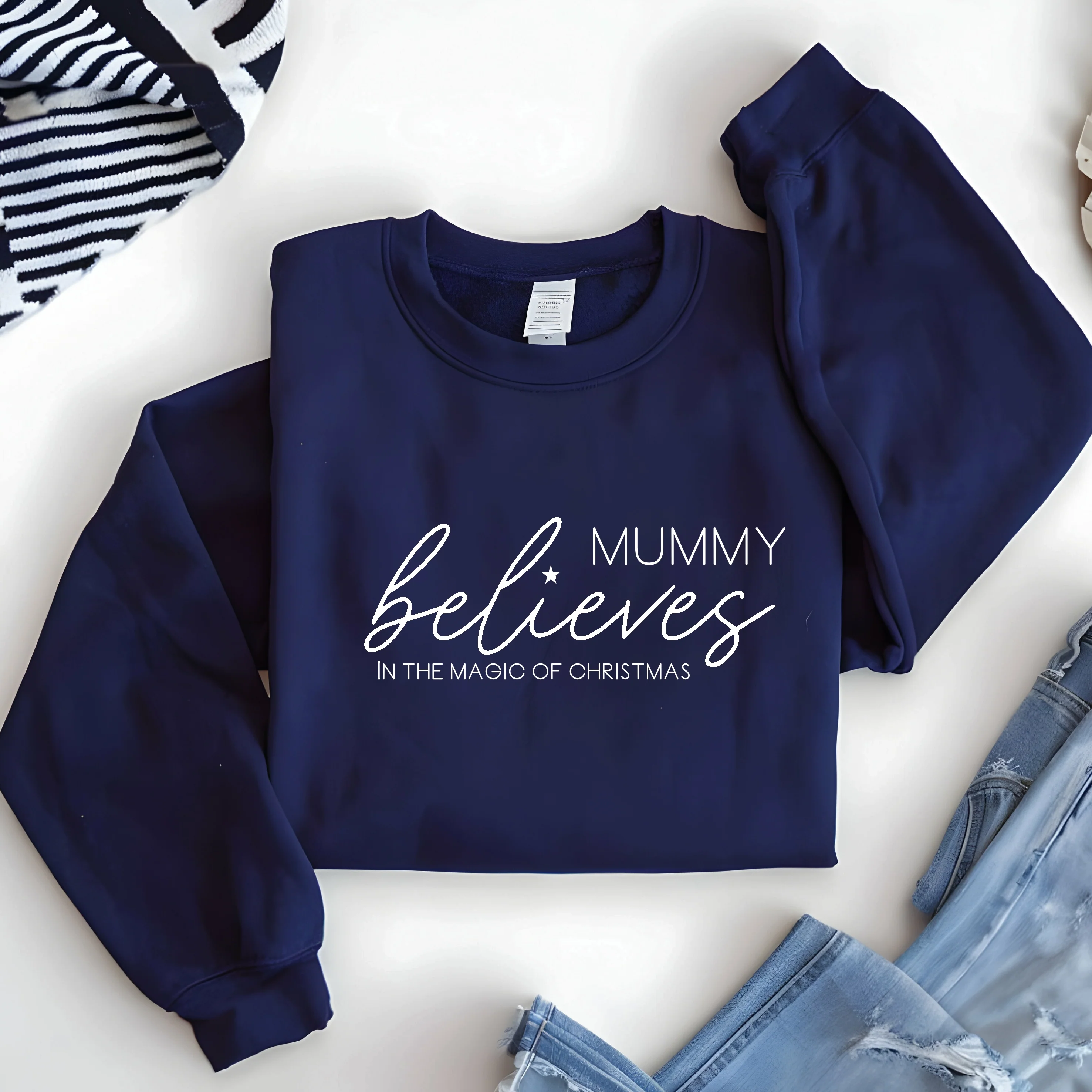 Personalised Magic Of Christmas Family Matching Sweatshirts - Image 4