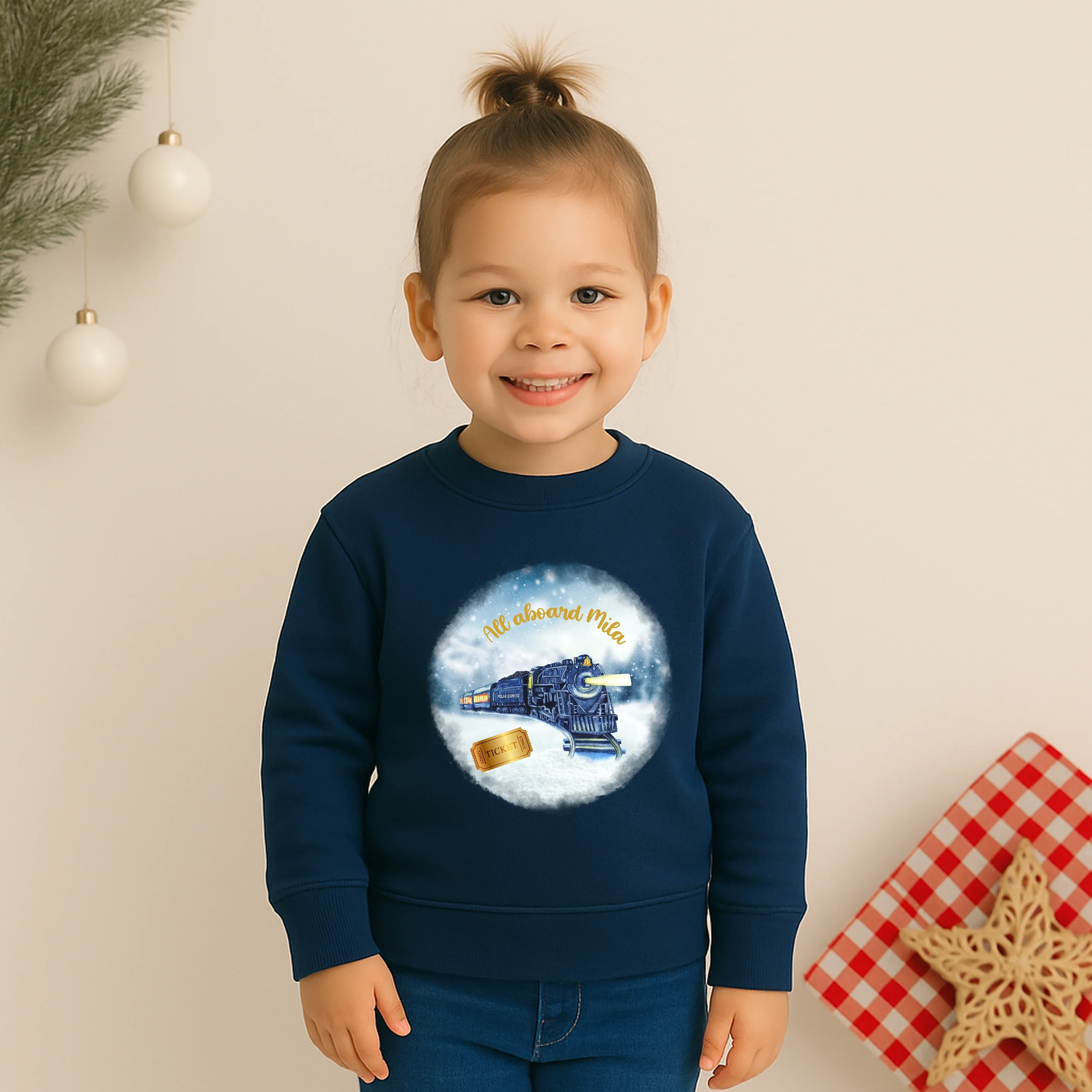 Personalised Family Matching Festive Christmas Family Matching Sweatshirt - Image 3