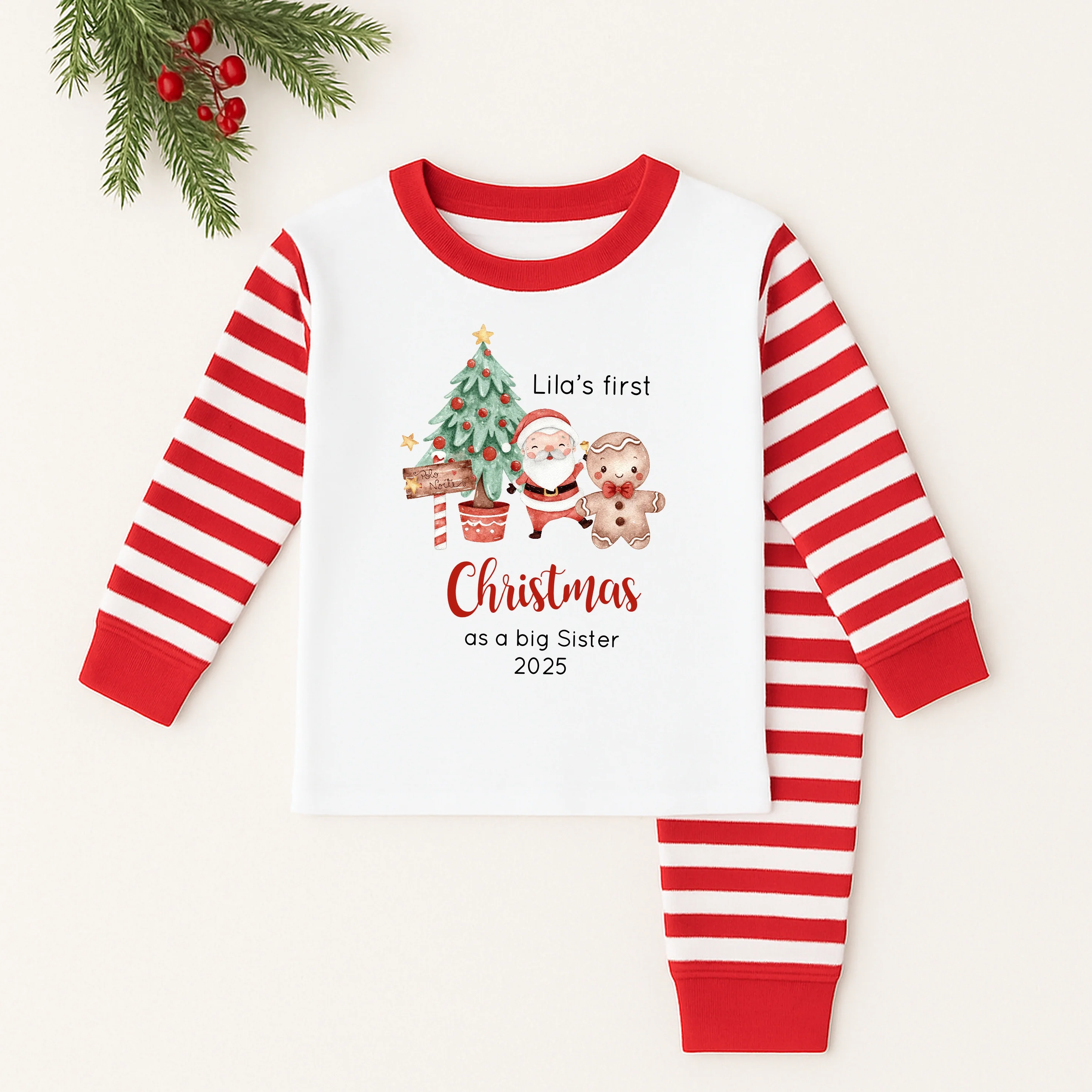 Personalised First Christmas Together Matching Babygrow/Pyjamas - Image 2