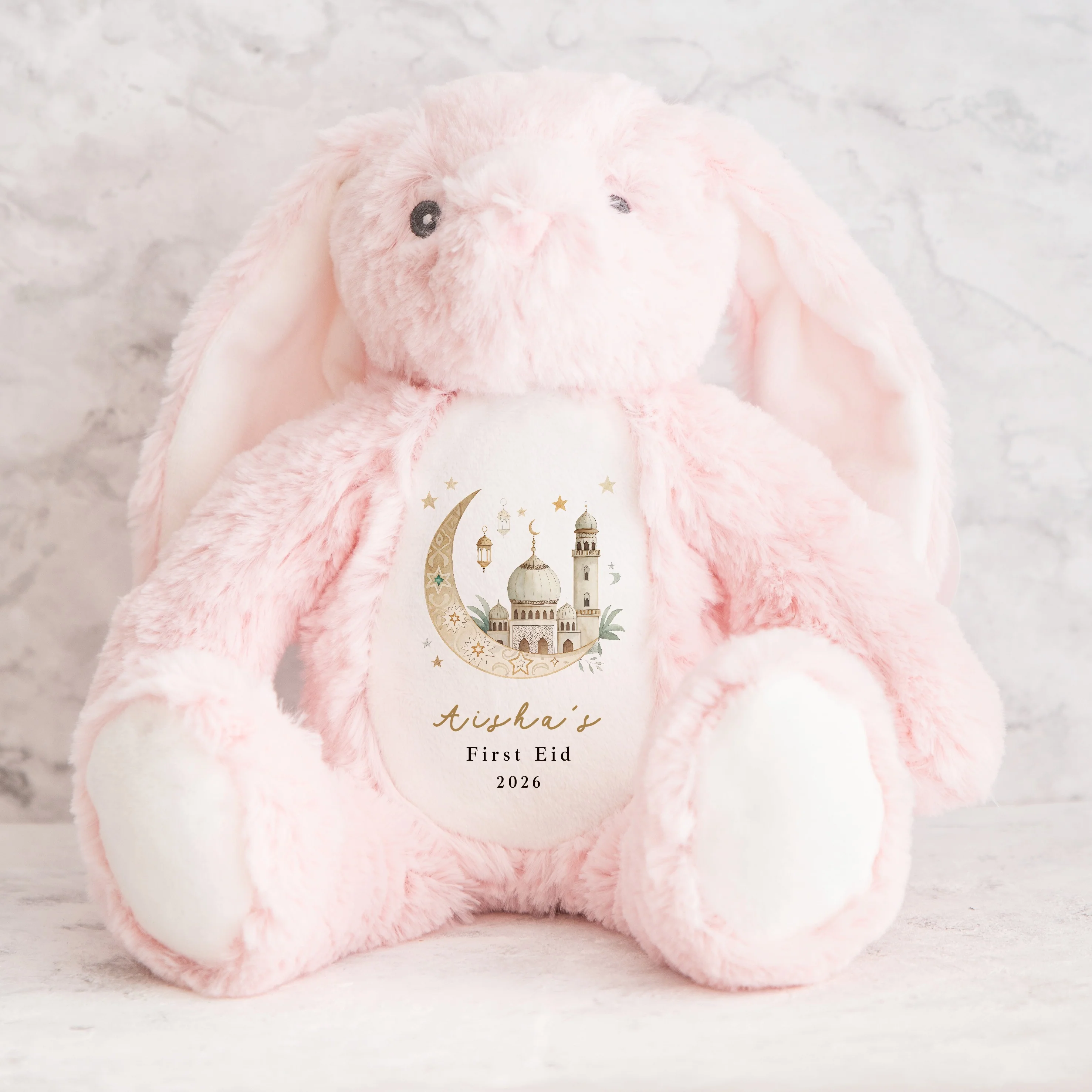 Personalised Gold Moon My First Eid Teddy - Image 4