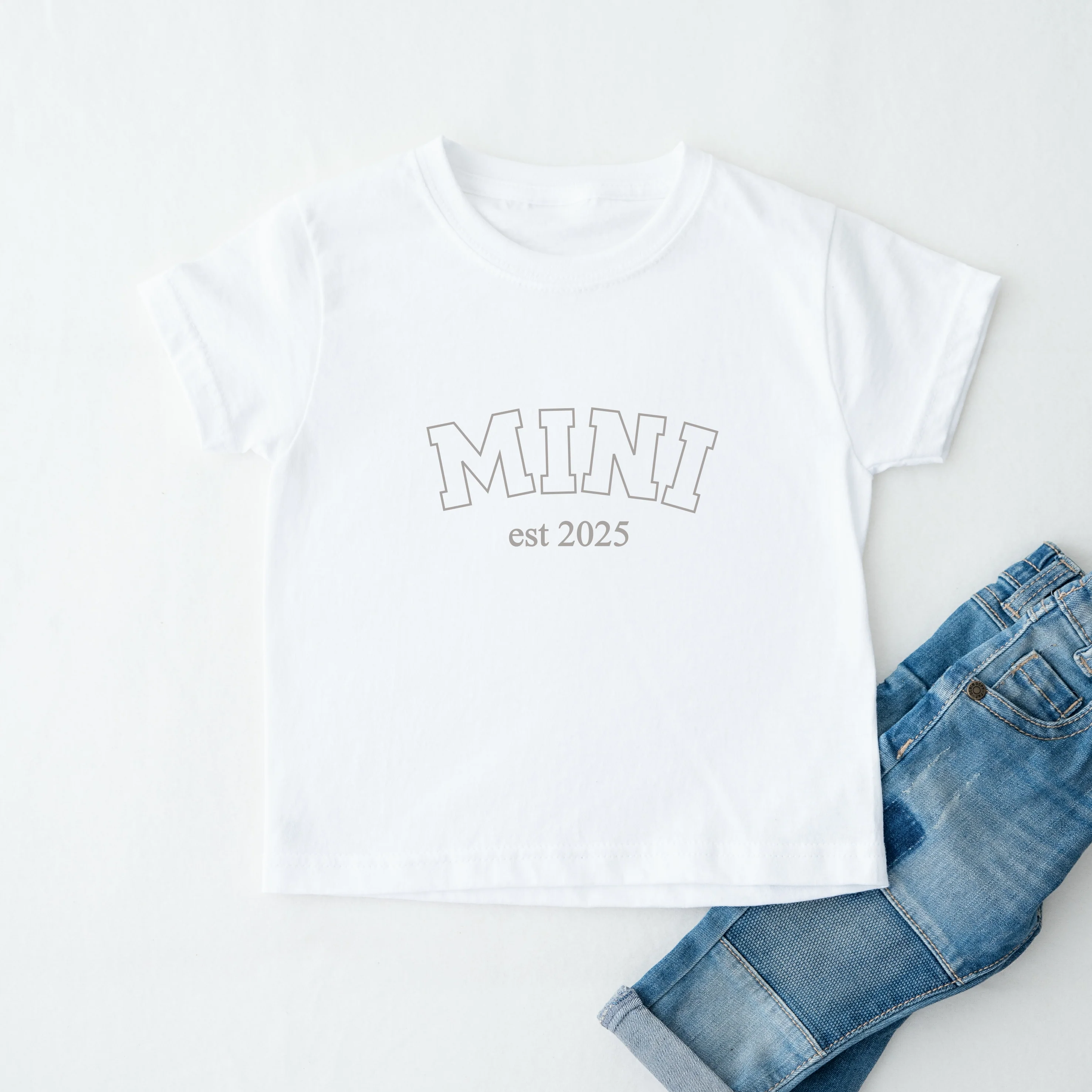 Personalised Grandad and Mini Est Grey Matching Outfits - Image 3