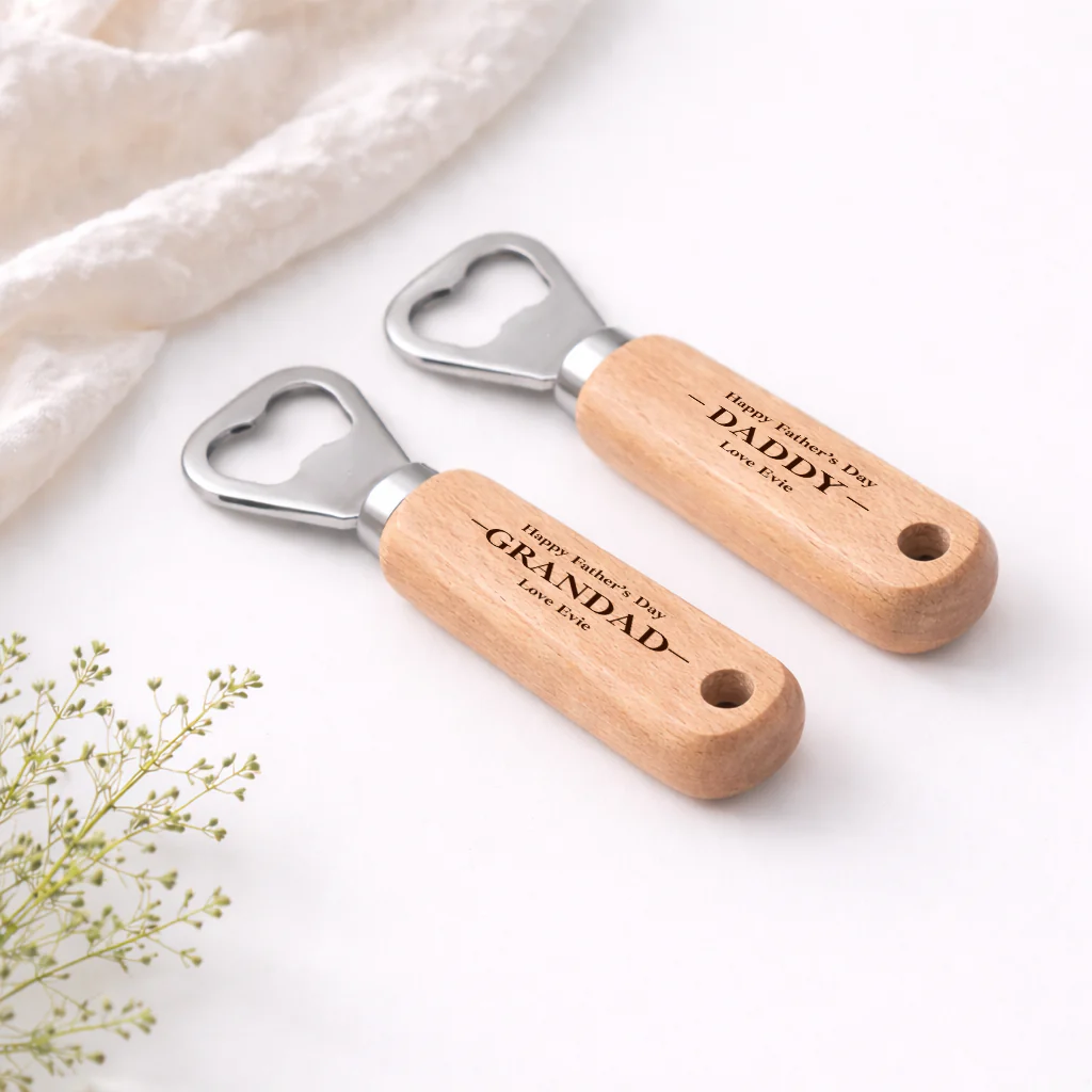 Personalised Happy Father's Day Daddy Engraved Bottle Opener - Image 3