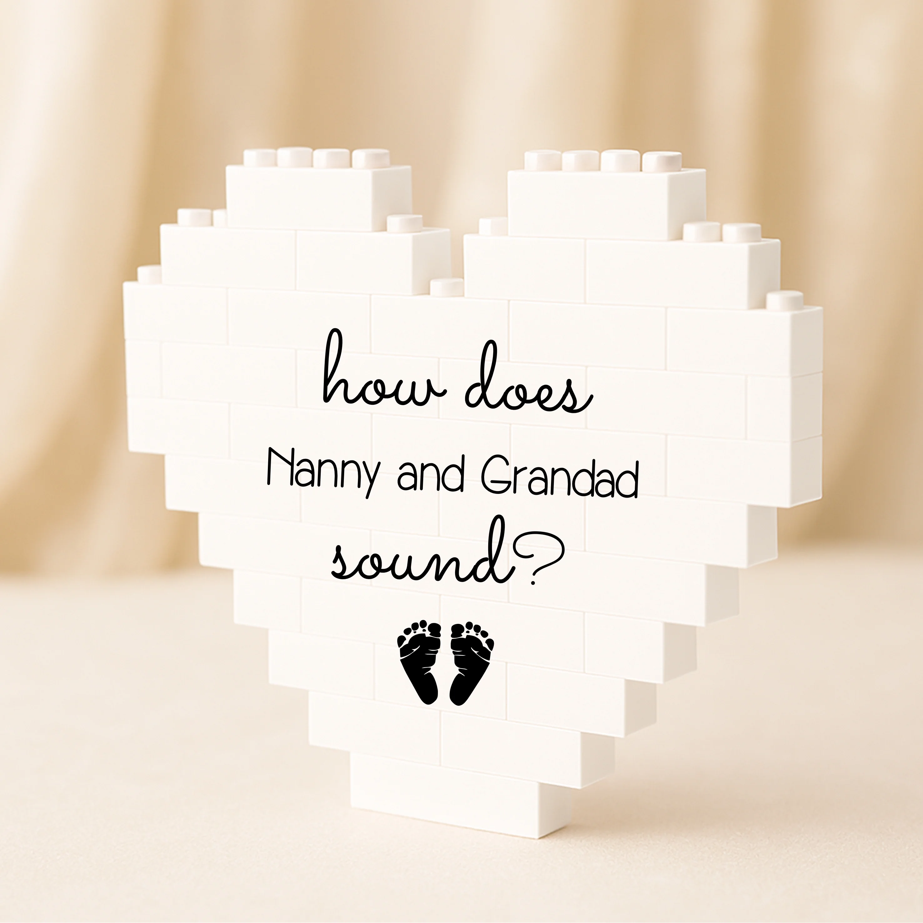 Personalised How Does Nanny & Grandad Sound? Building Blocks - Image 3
