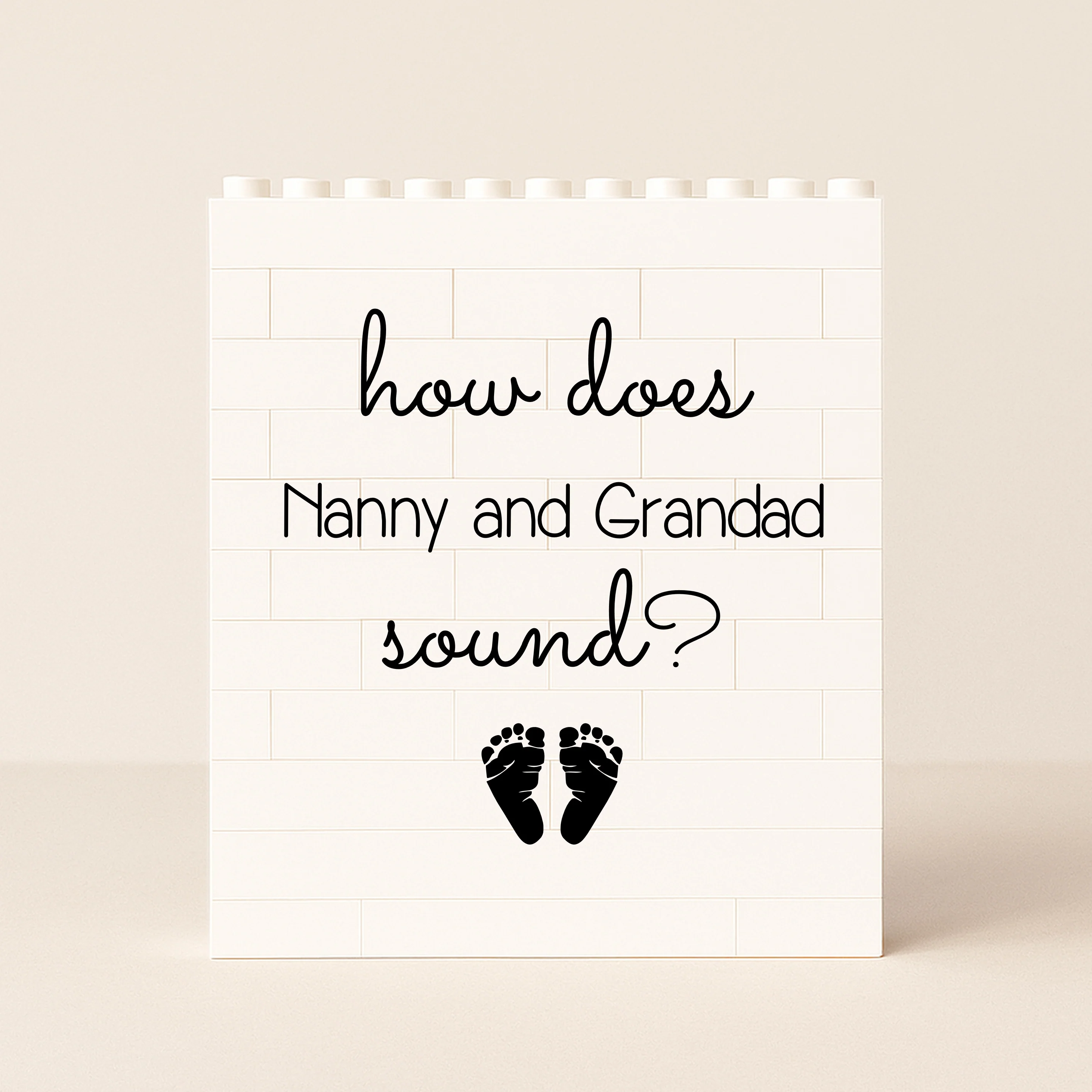 Personalised How Does Nanny & Grandad Sound? Building Blocks - Image 4