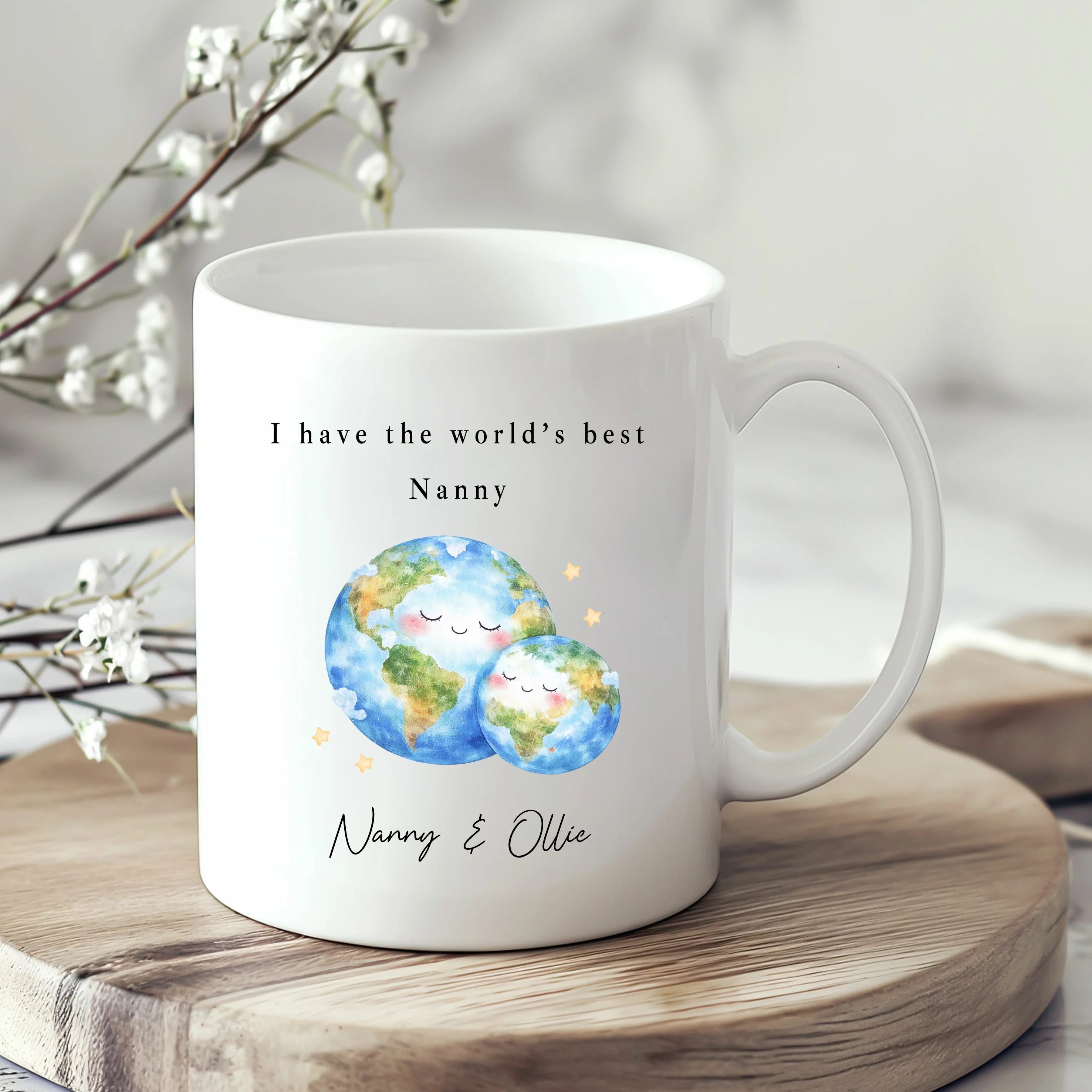 Personalised I Have The World's Best Nanny Mother's Day Mug - Image 2