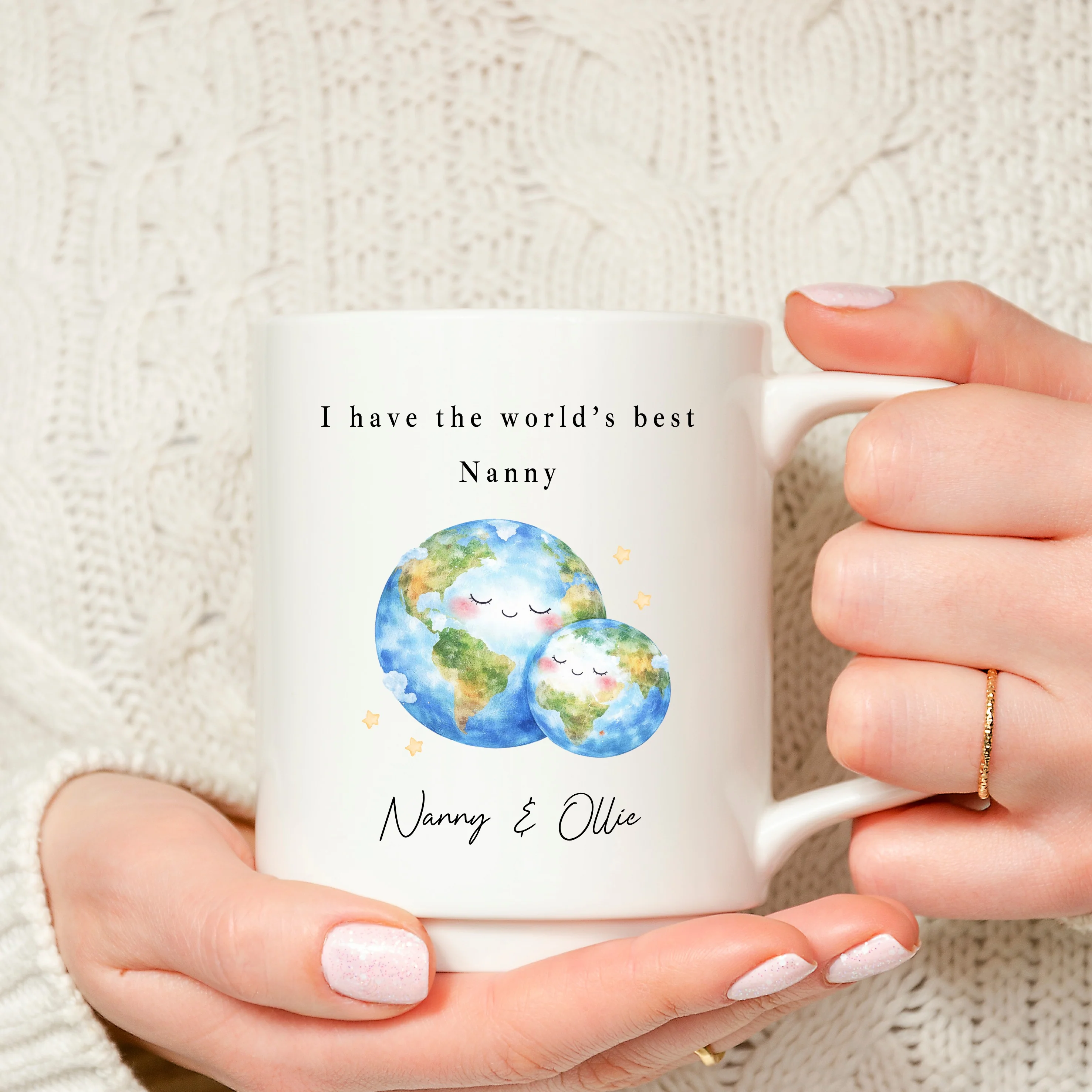 Personalised I Have The World's Best Nanny Mother's Day Mug - Image 4
