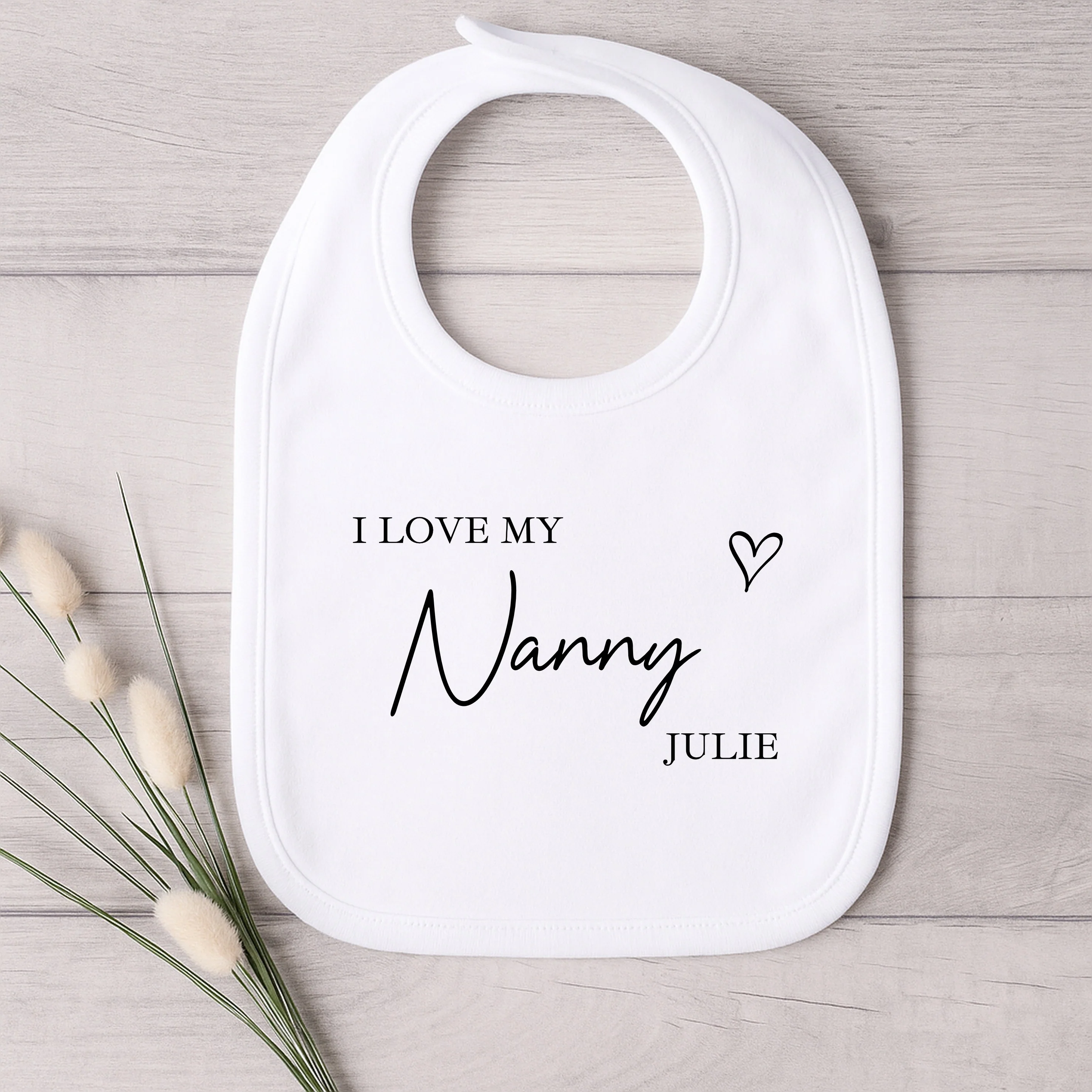 Personalised I Love My Nanny Baby Grow, Vest or Bib - Image 2
