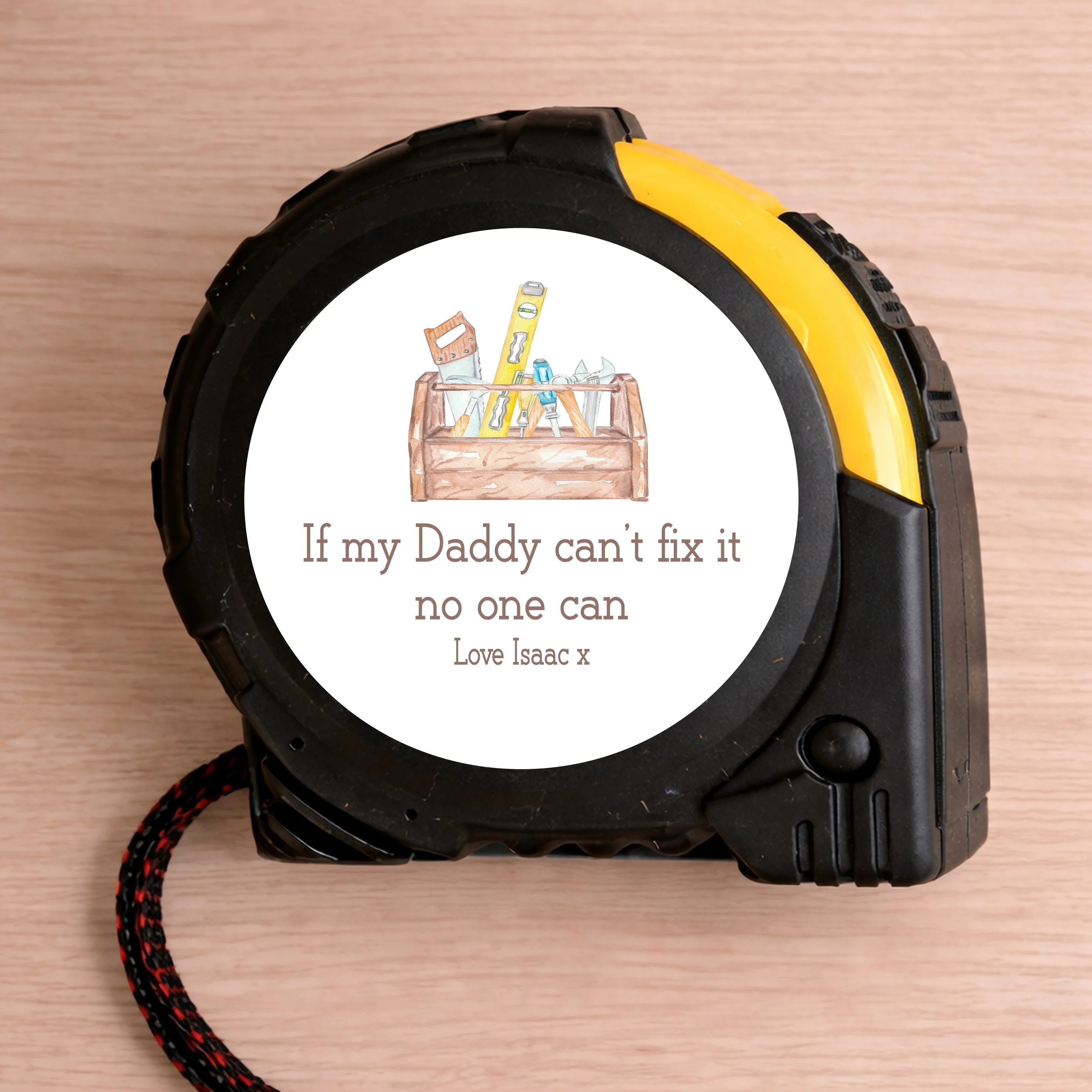 Personalised If My Daddy Can't Fix It No One Can Tape Measure - Image 5
