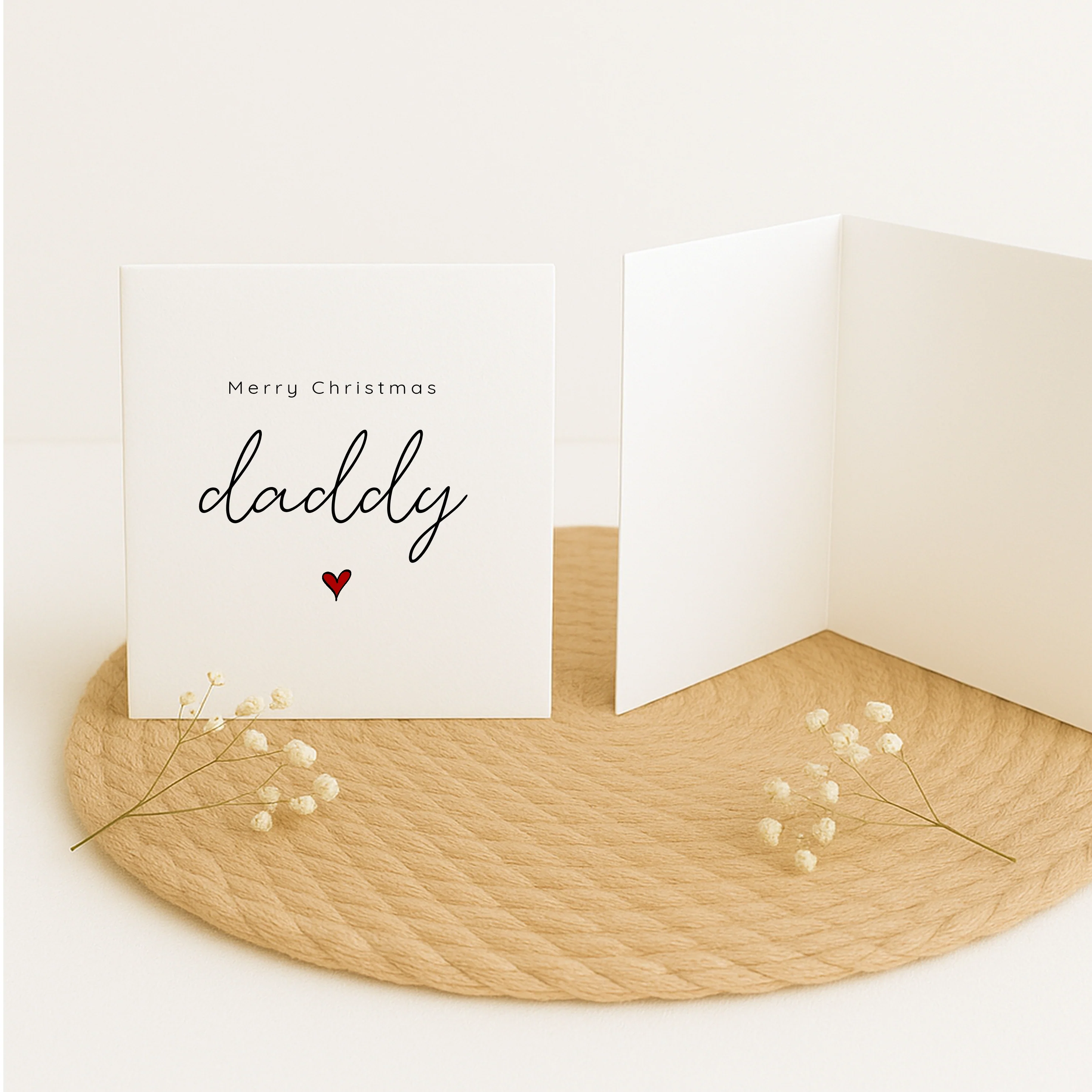 Personalised Merry Christmas Daddy Christmas Card - Image 5