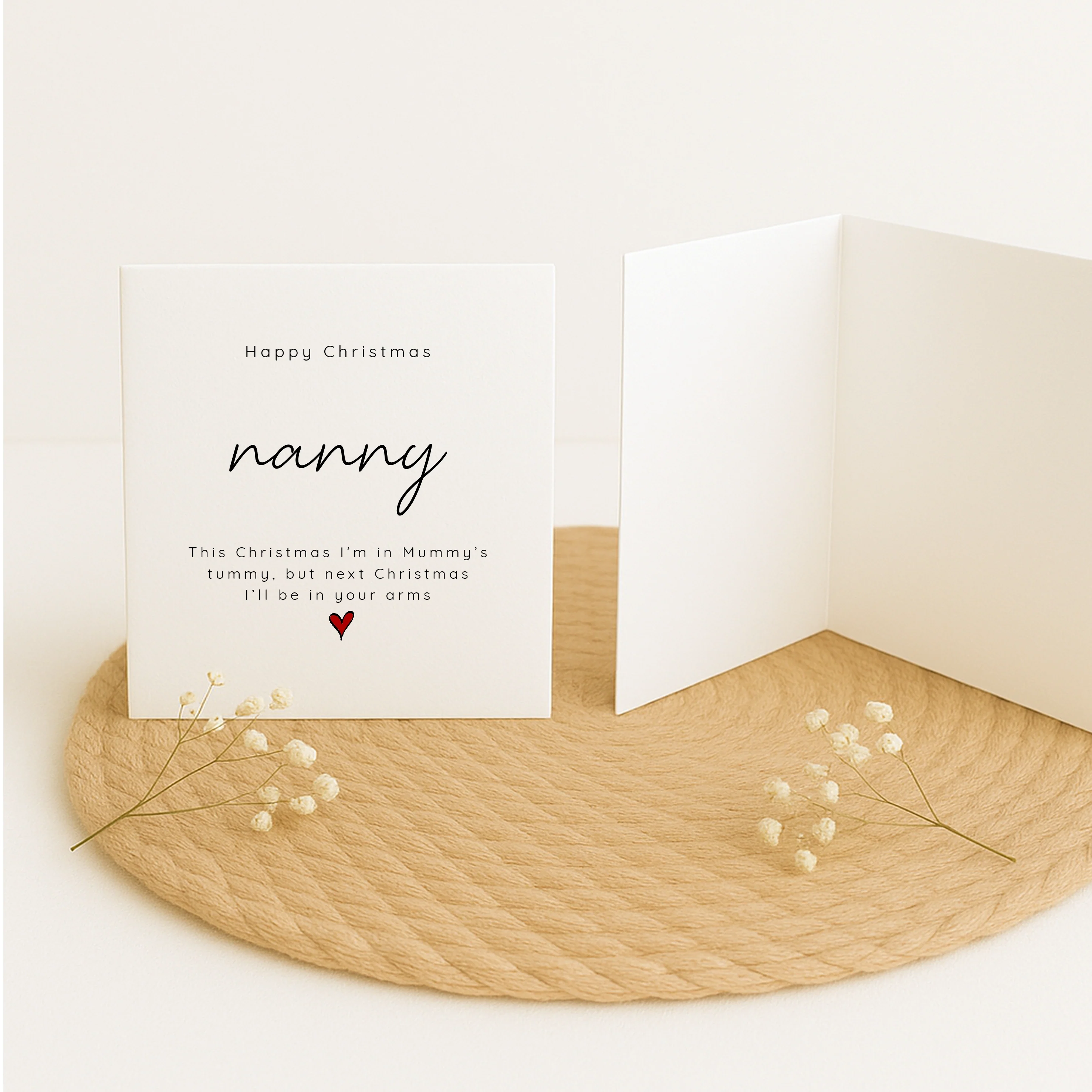 Personalised Merry Christmas From Bump Christmas Card - Image 3