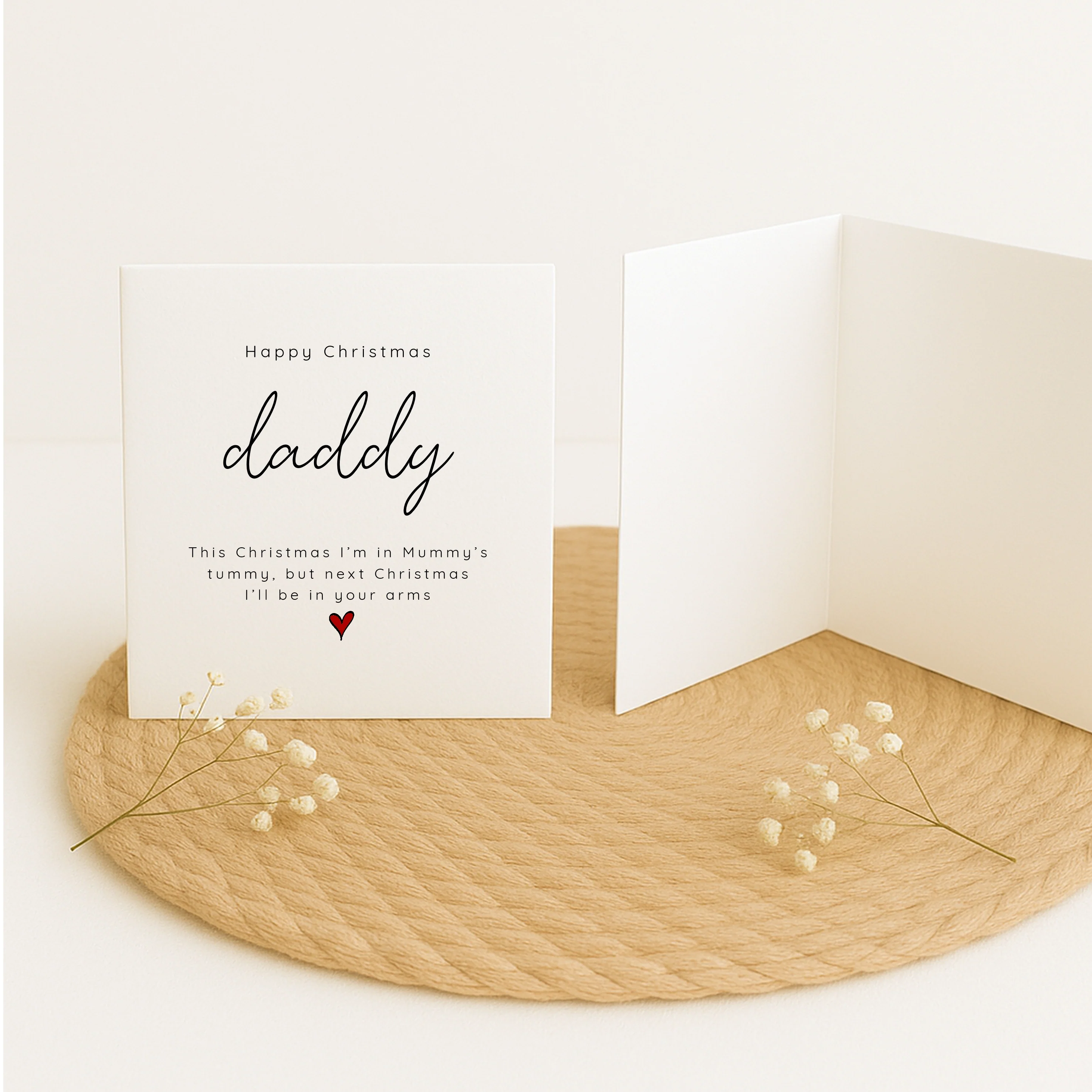 Personalised Merry Christmas From Bump Christmas Card - Image 4