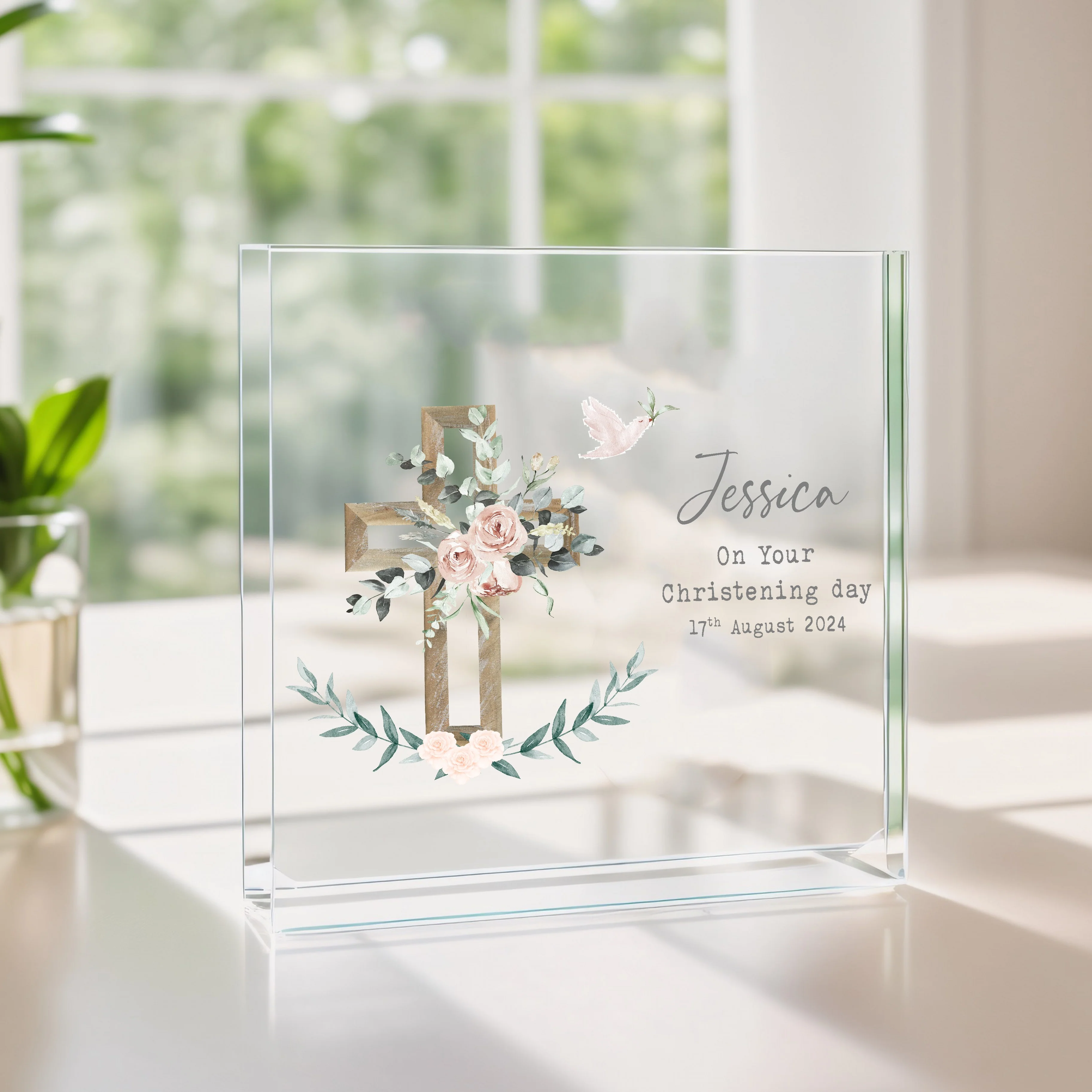 Personalised My Christening Day Acrylic Plaque