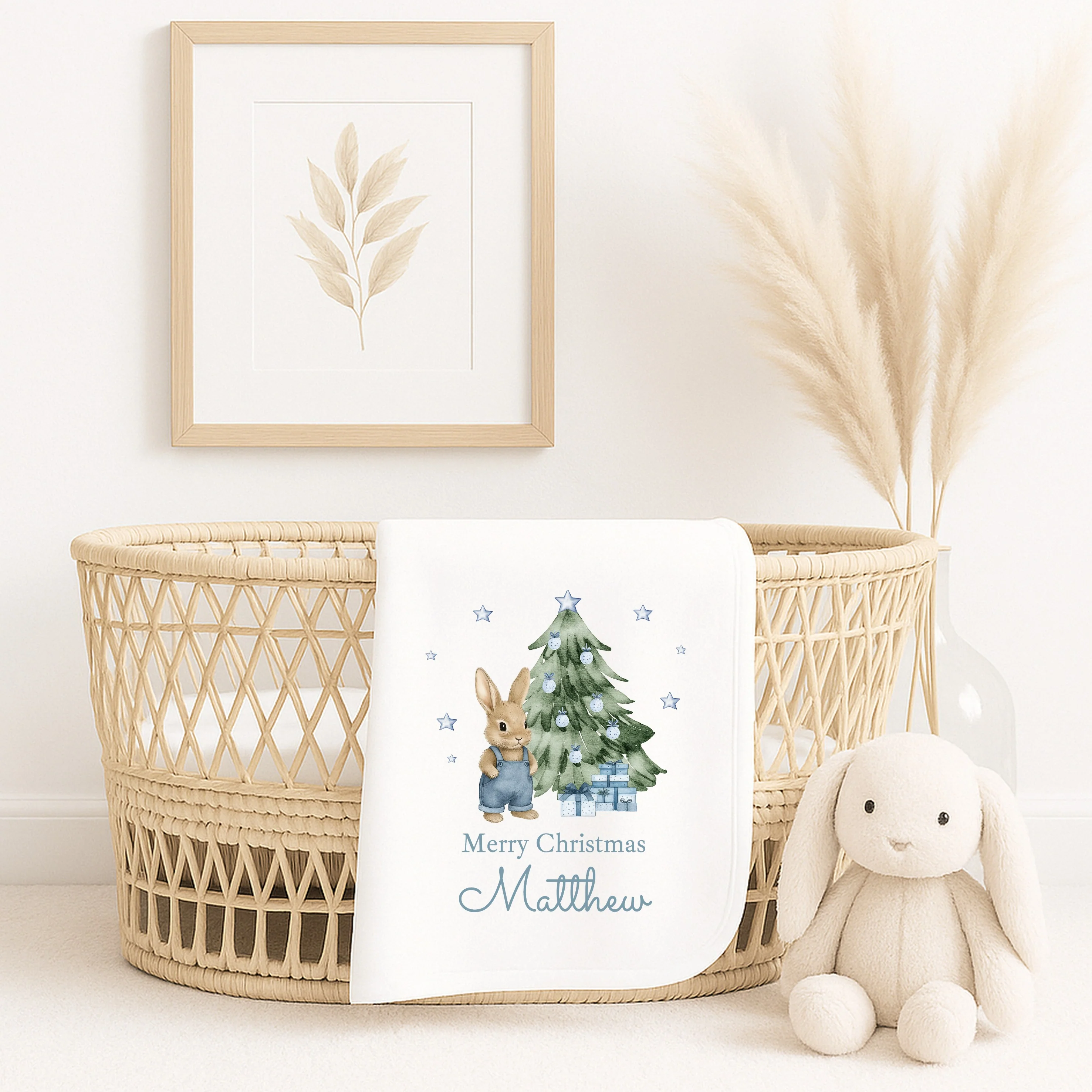 Personalised My First Christmas Baby Blanket - Image 3