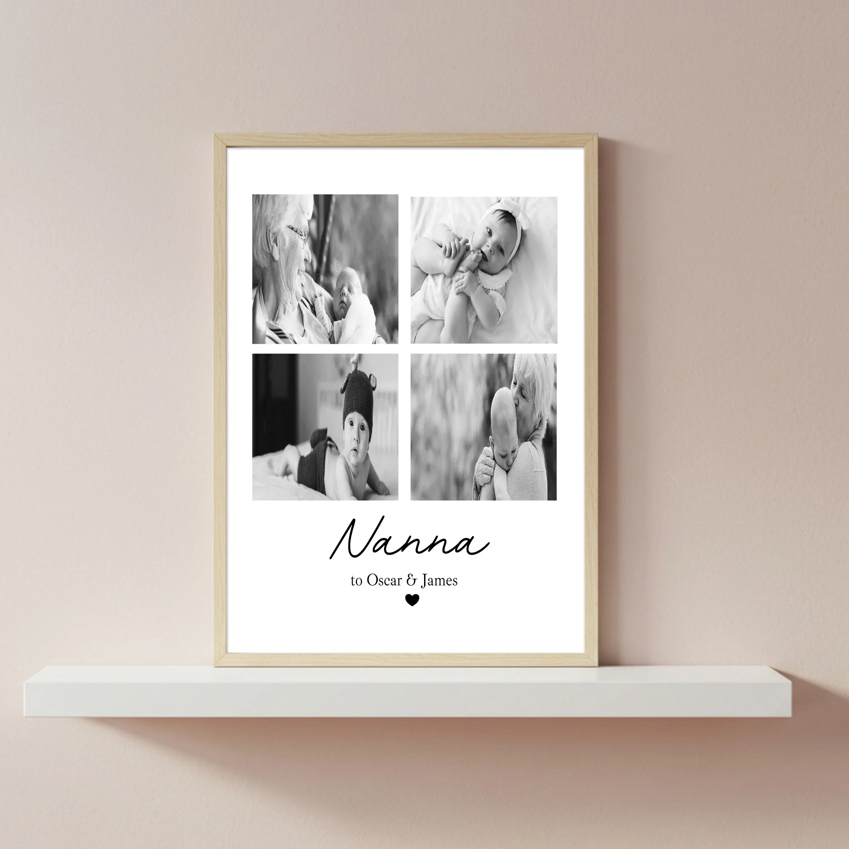 Personalised Nana Photo Poster - Image 4