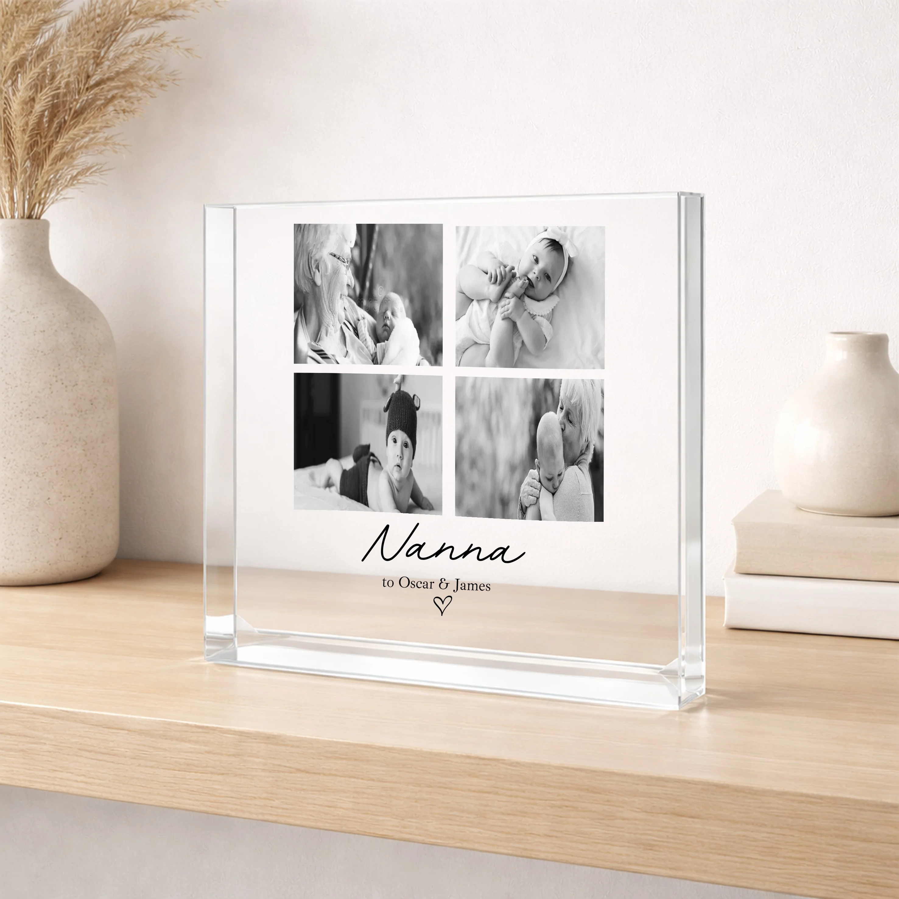 Personalised Nanna Photo Acrylic Block - Image 2