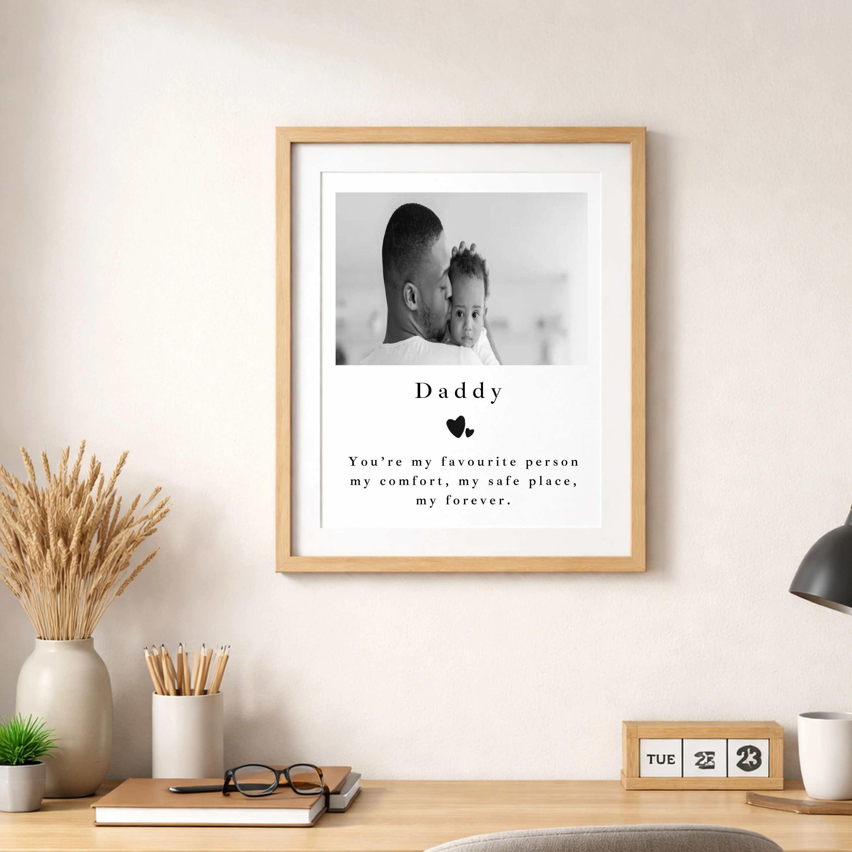 Personalised Photo Daddy You Are My Favourite Poster - Image 3