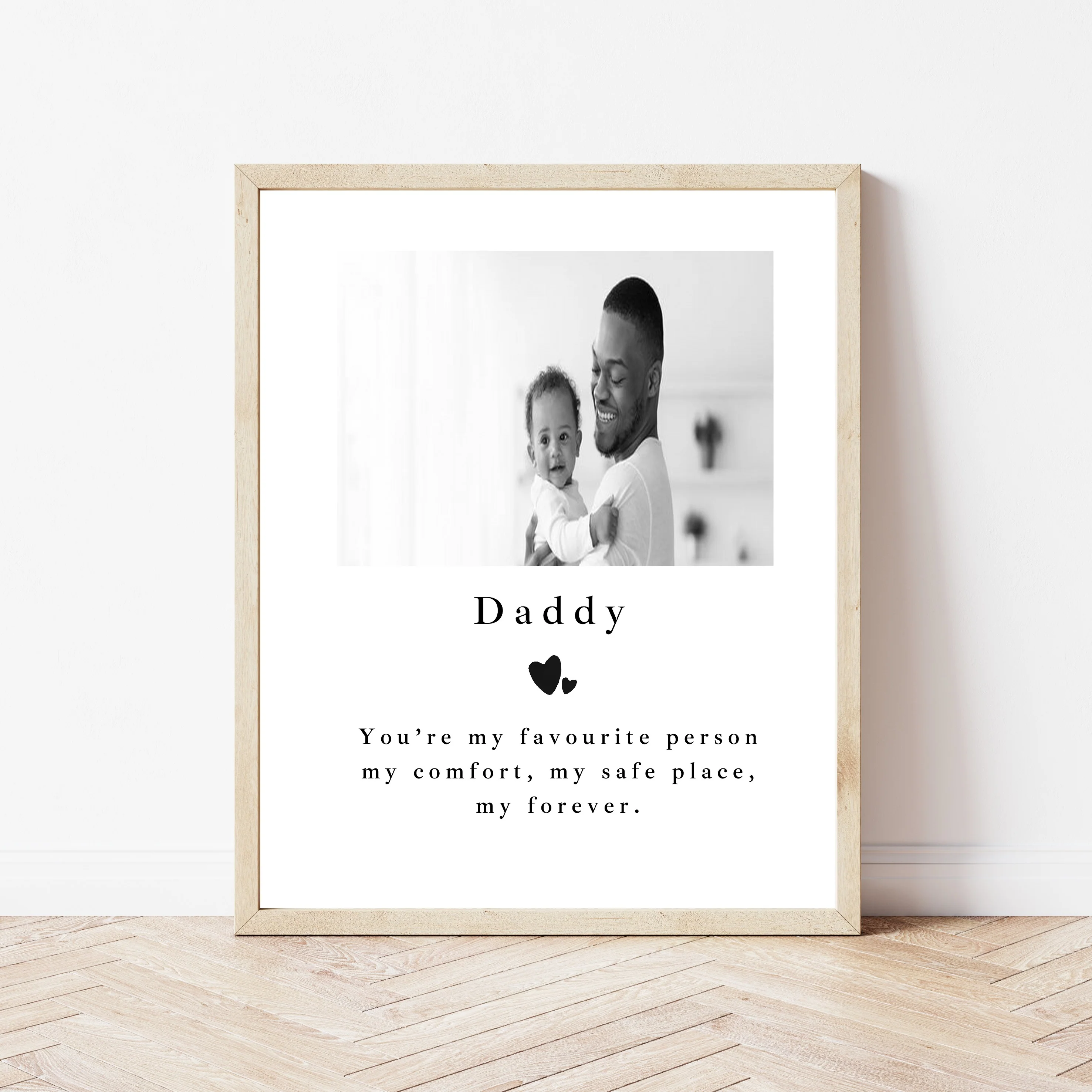 Personalised Photo Daddy You Are My Favourite Poster - Image 5