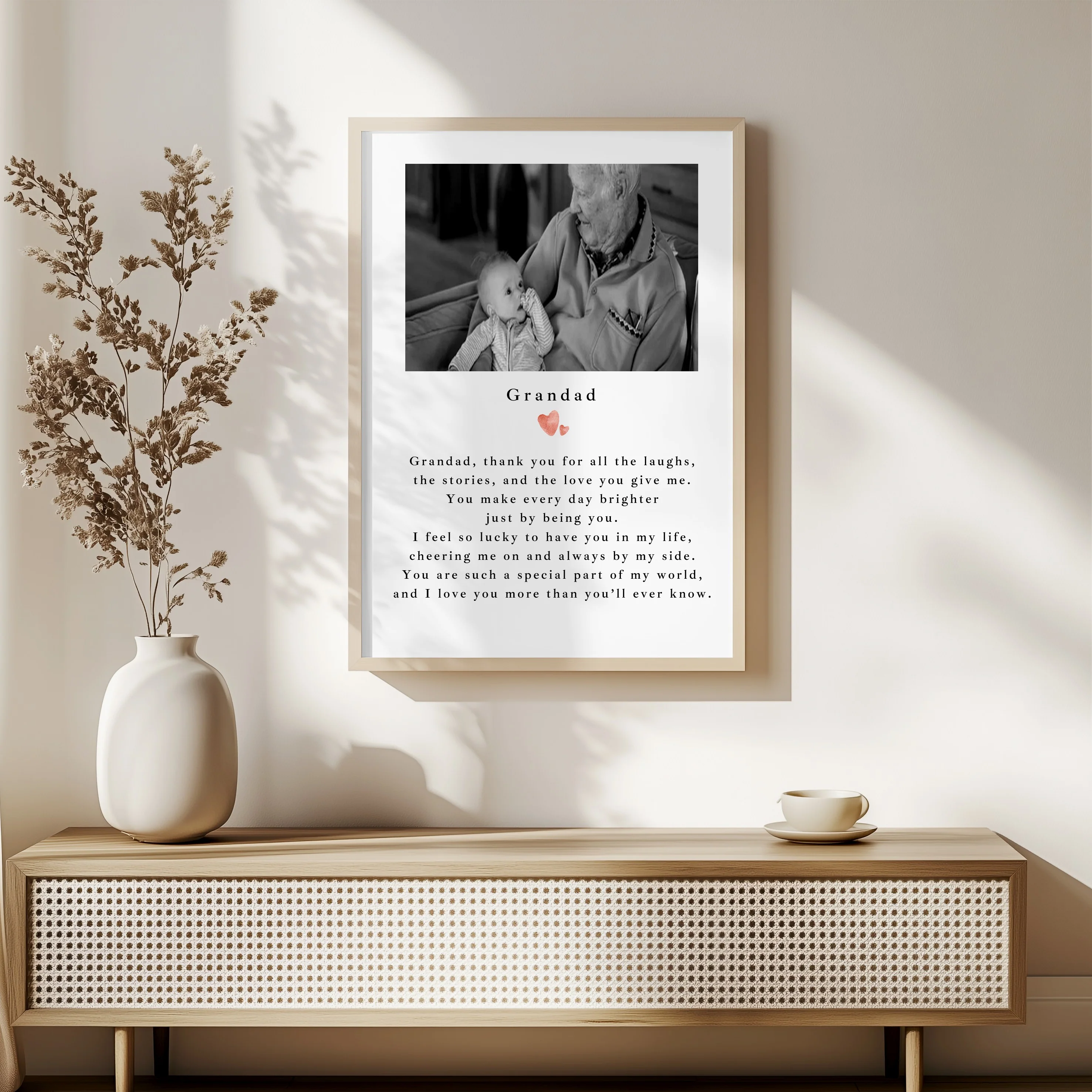 Personalised Photo Grandad Poem Poster - Image 4