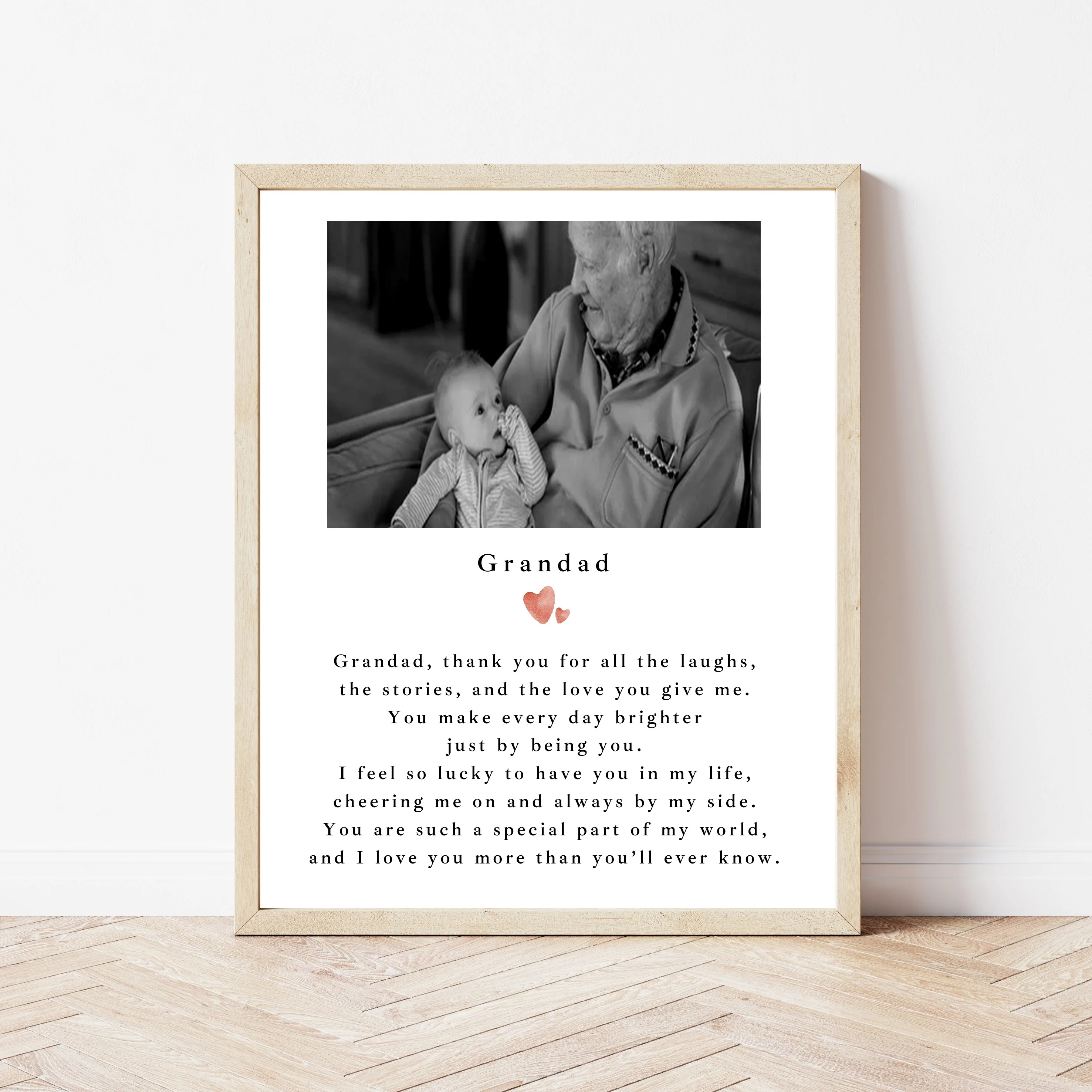Personalised Photo Grandad Poem Poster - Image 5