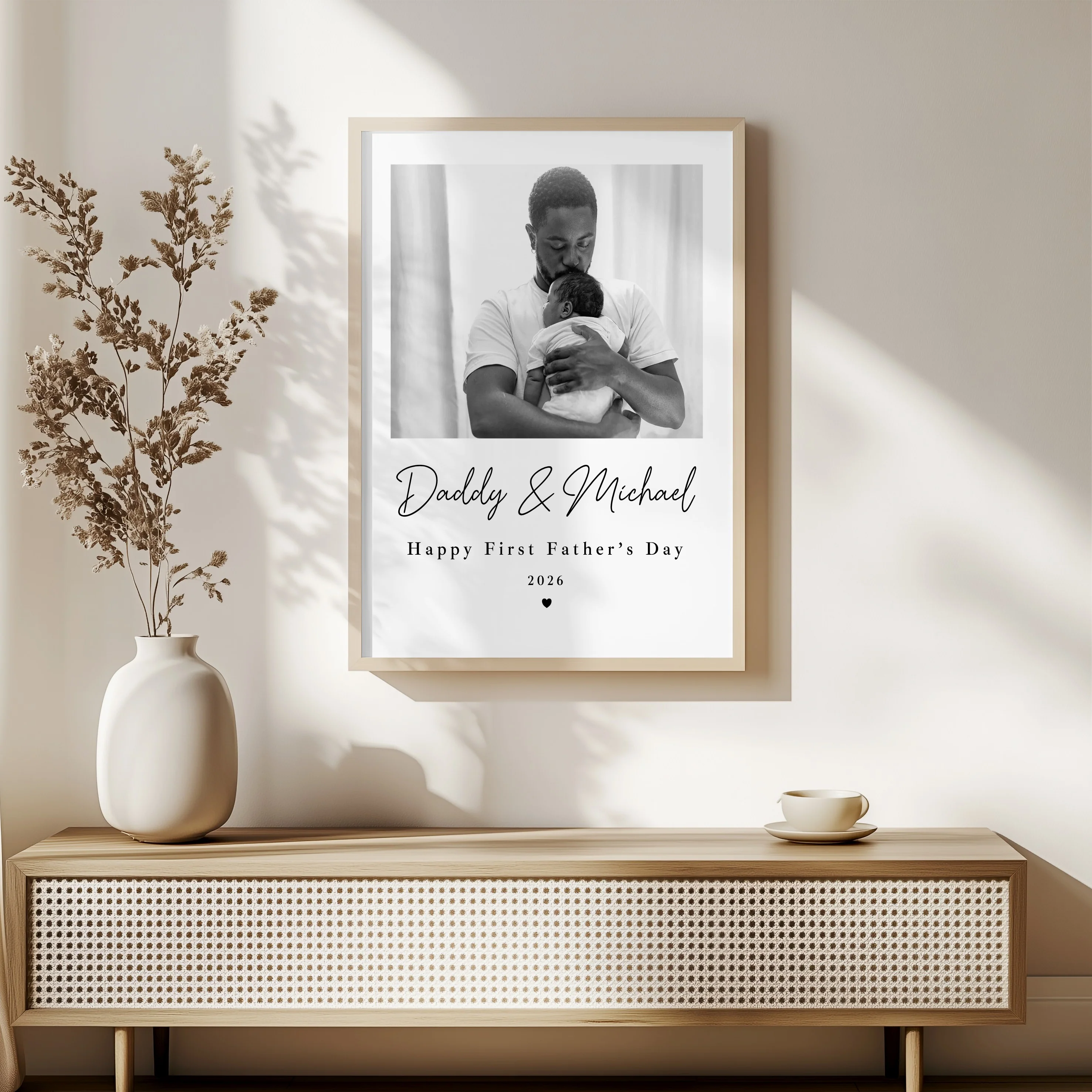 Personalised Photo Happy First Father's Day Poster - Image 4