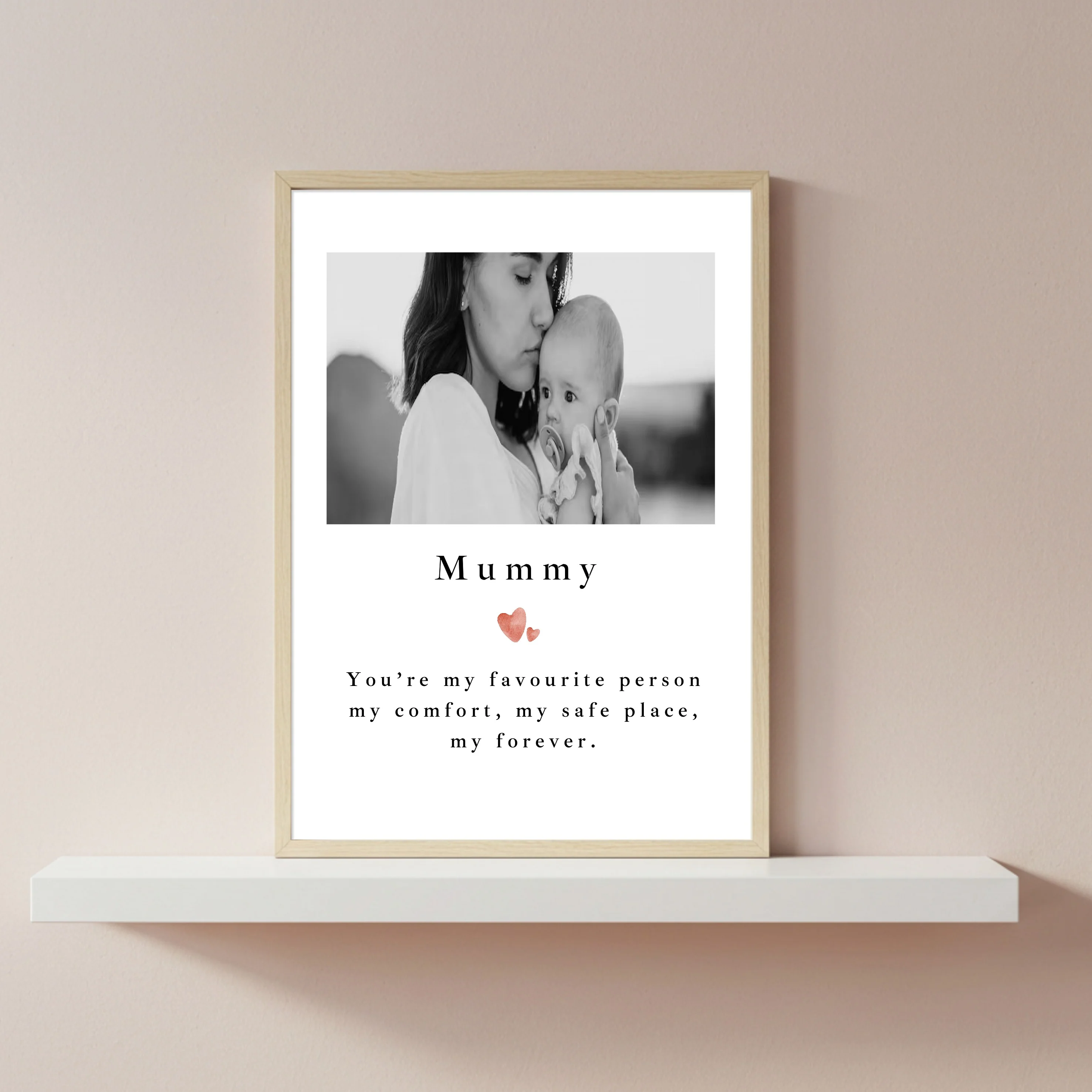 Personalised Photo Mummy You're My Favourite Poster - Image 3