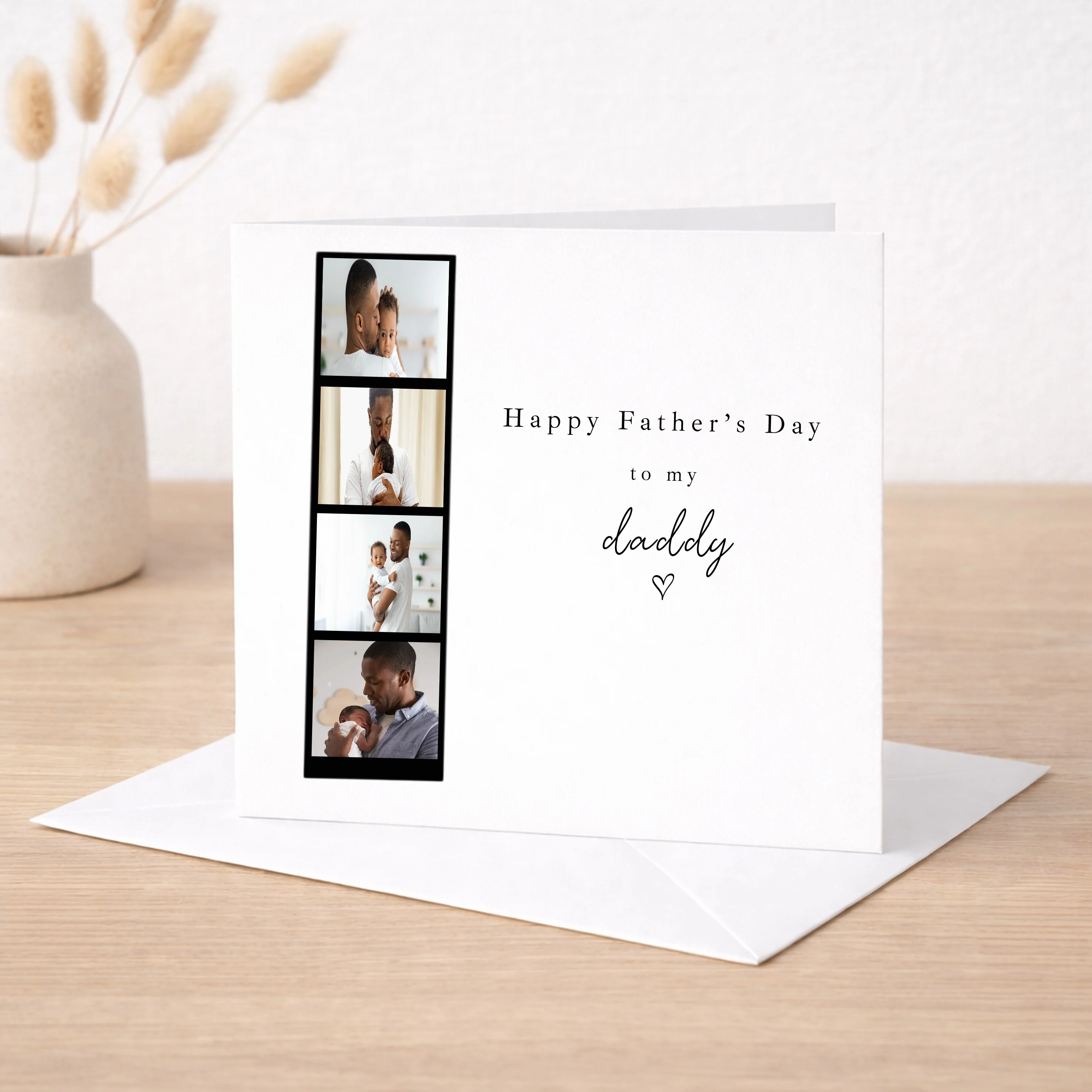 Personalised Photo Strip Father's Day Card - Image 4