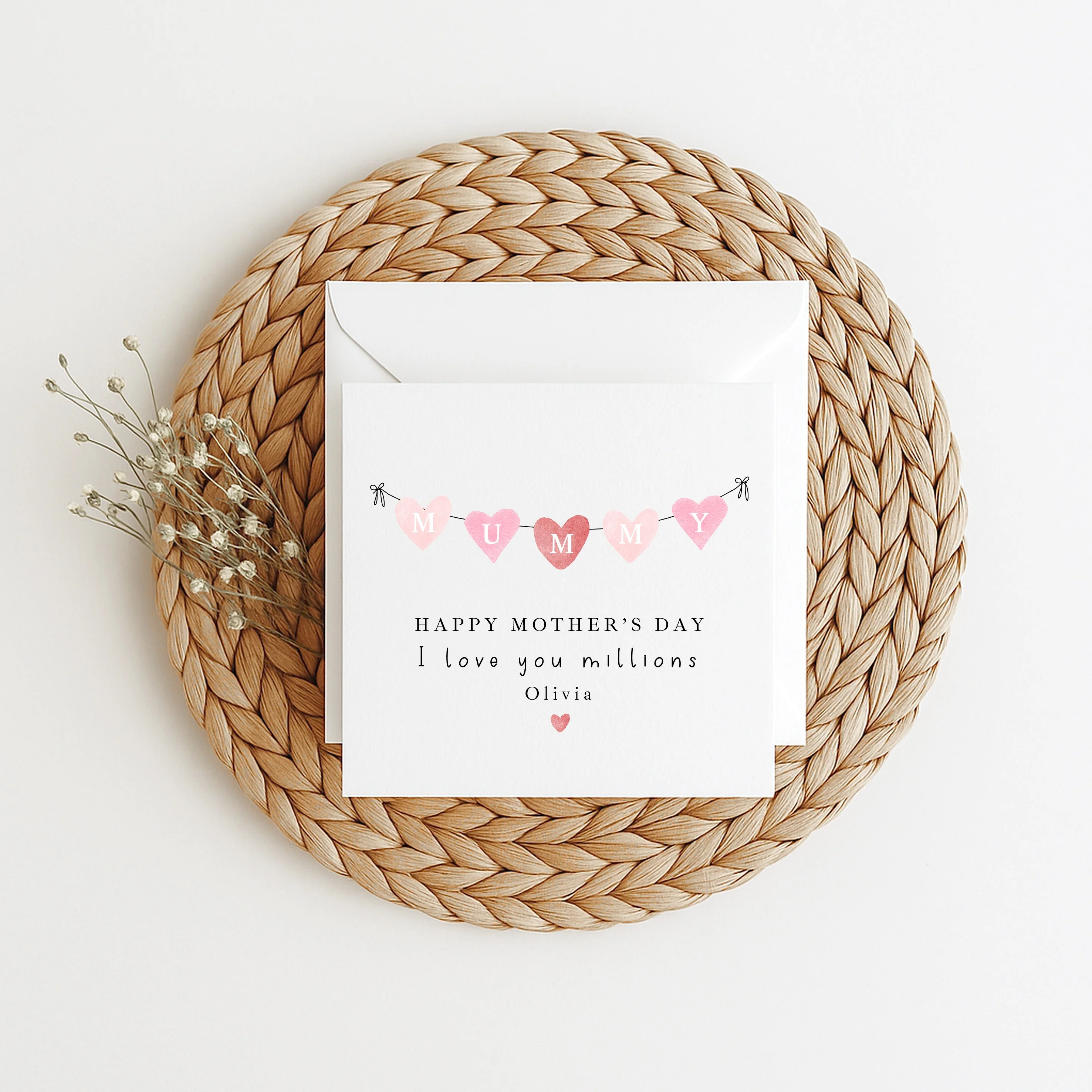 Personalised Pink Happy Mother's Day Card - Image 6
