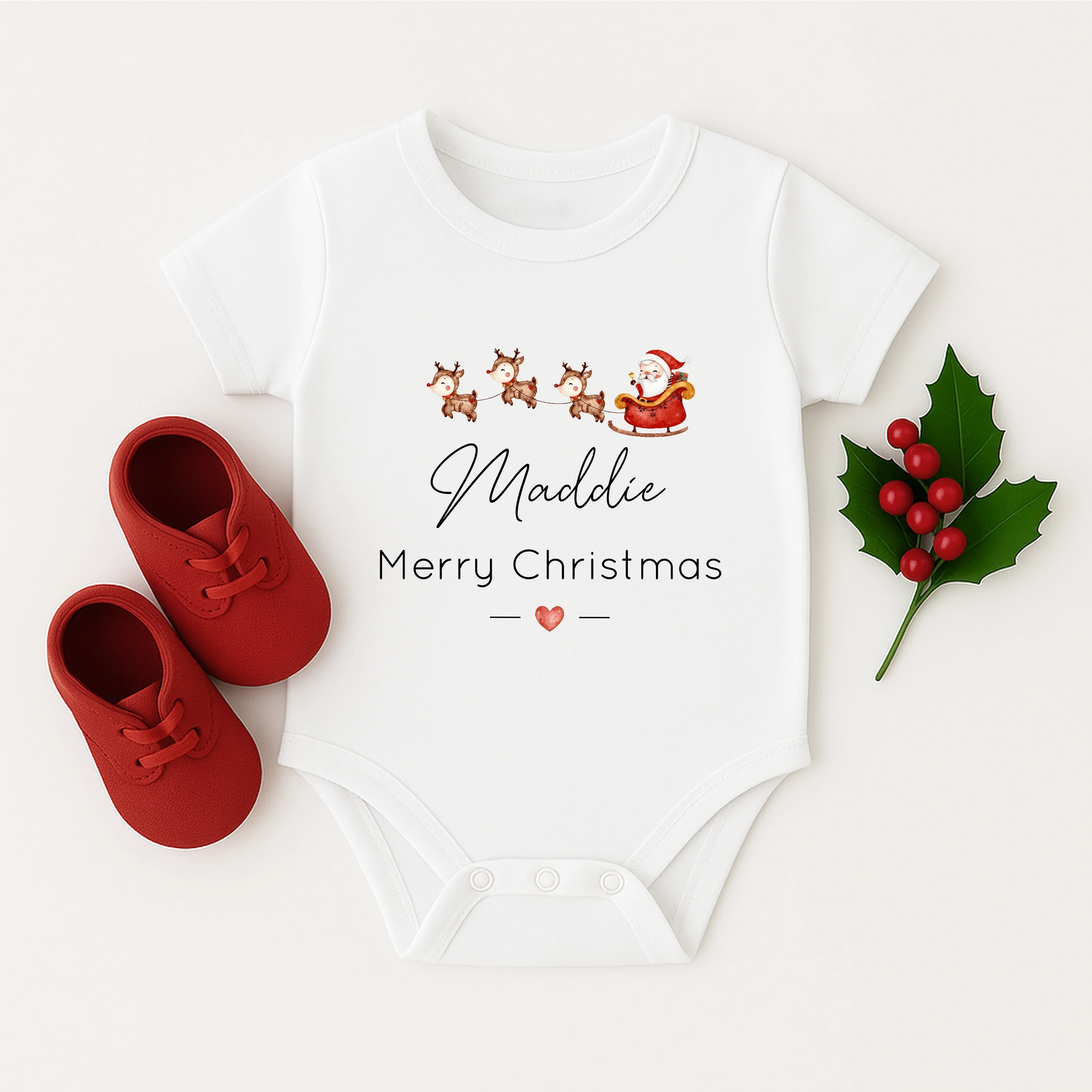 Personalised Santa Sleigh Matching Pyjamas - Image 6