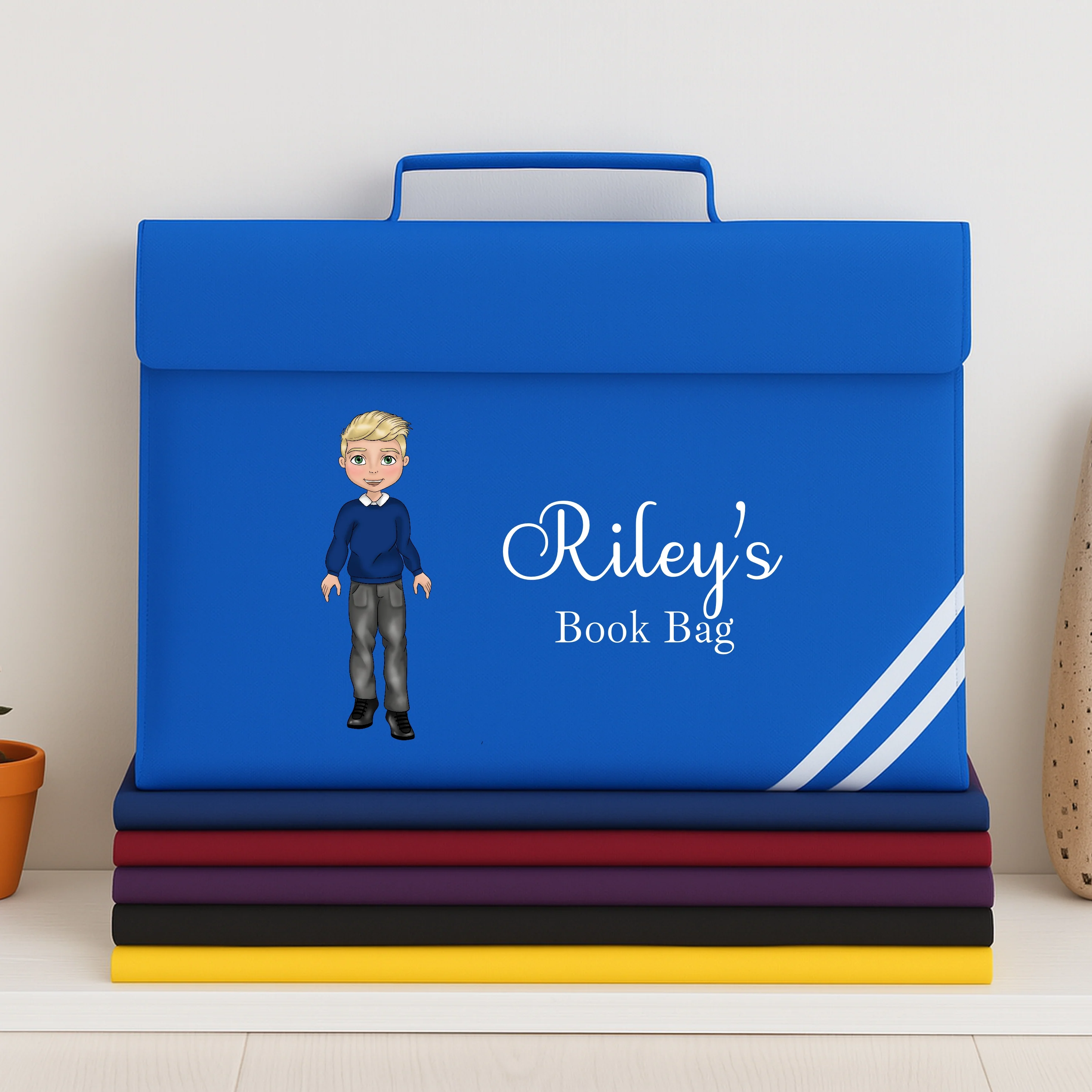 Personalised School Boy Bookbag - Image 4