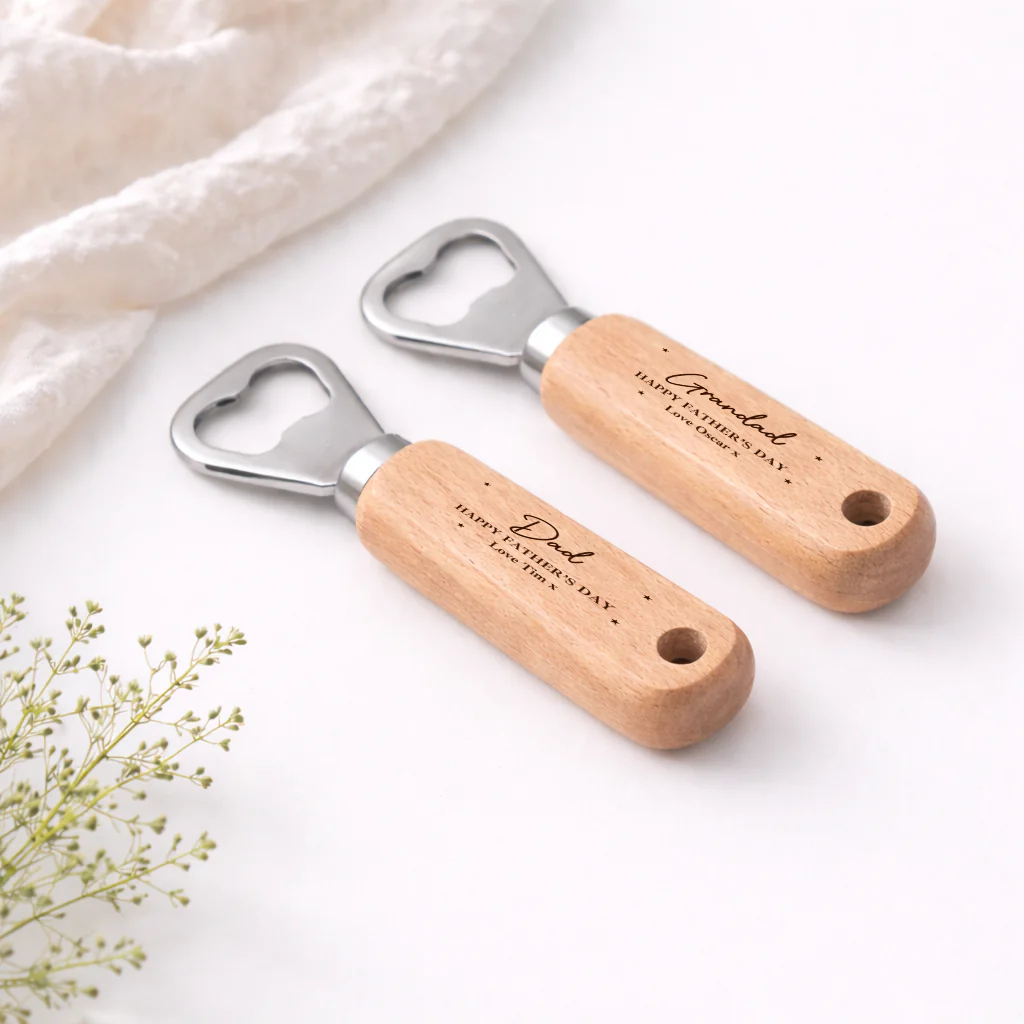Personalised Script Happy Father's Day Daddy Engraved Bottle Opener - Image 4