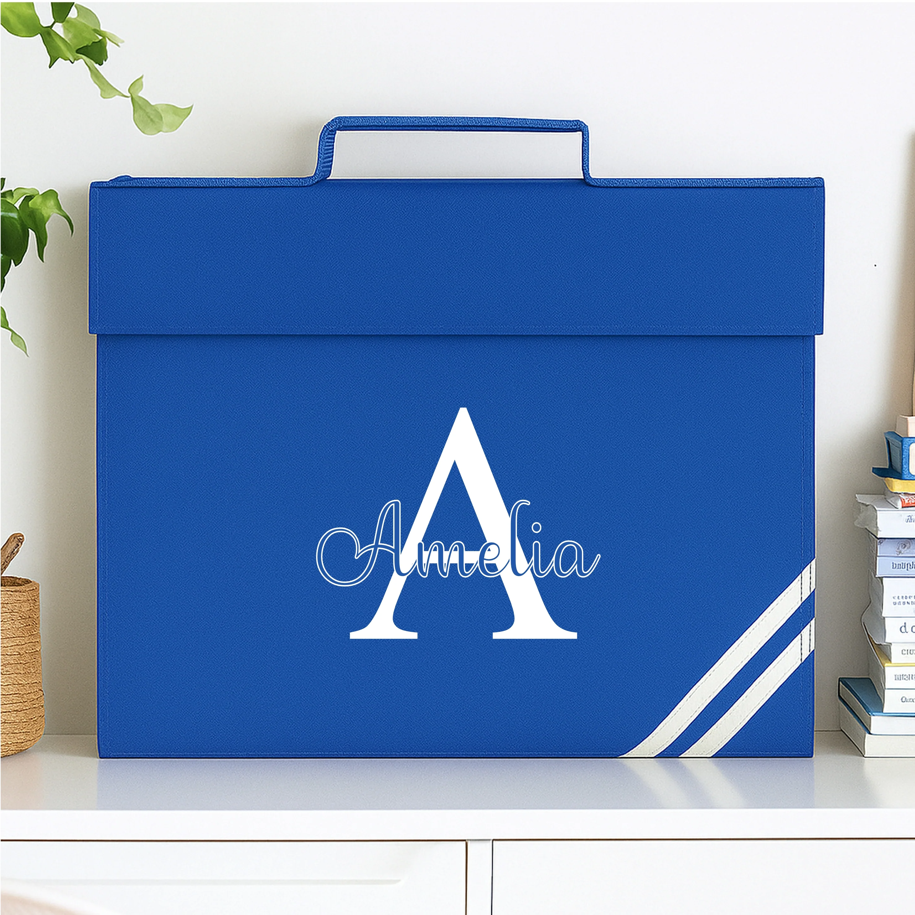 Personalised Script Initial Bookbag