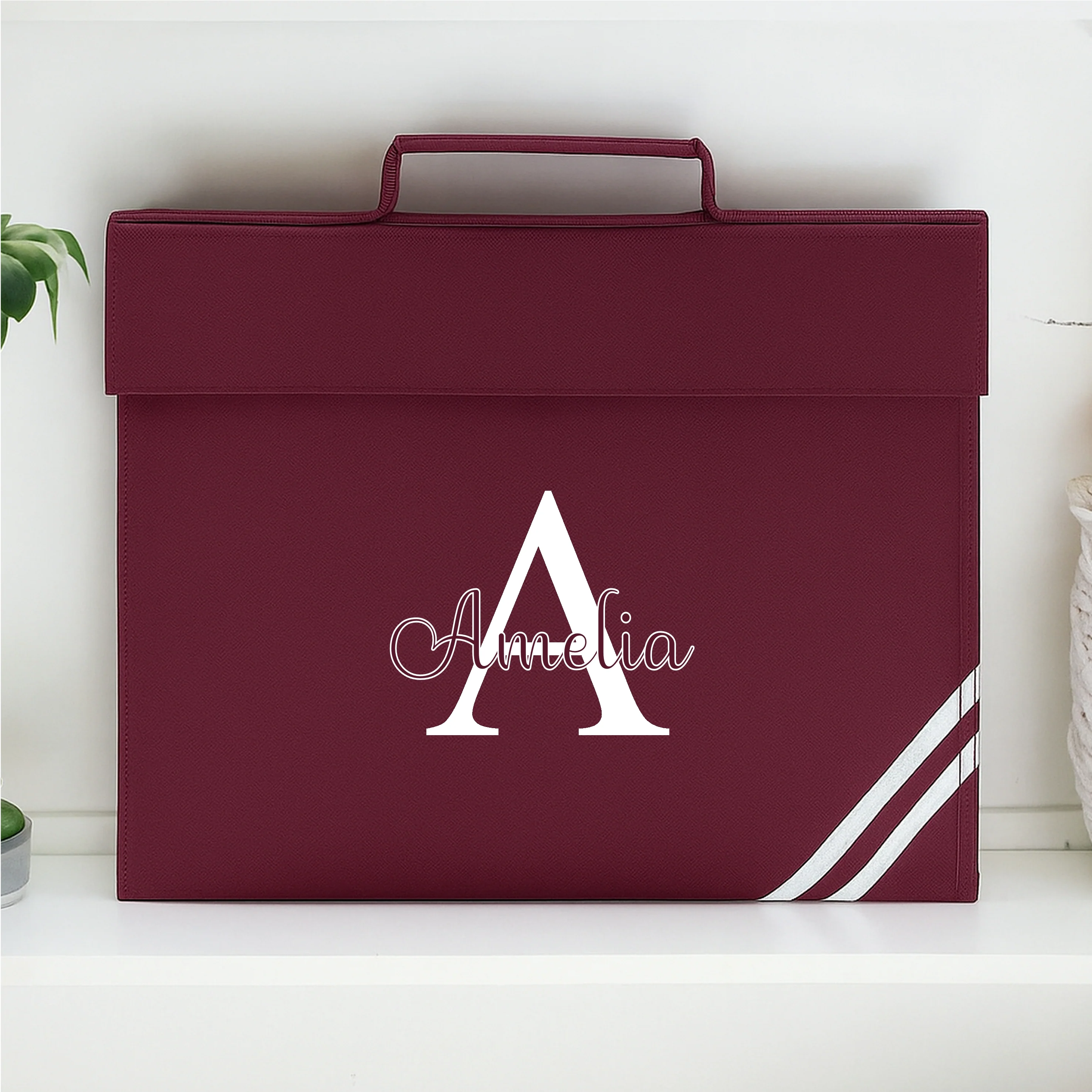 Personalised Script Initial Bookbag - Image 3