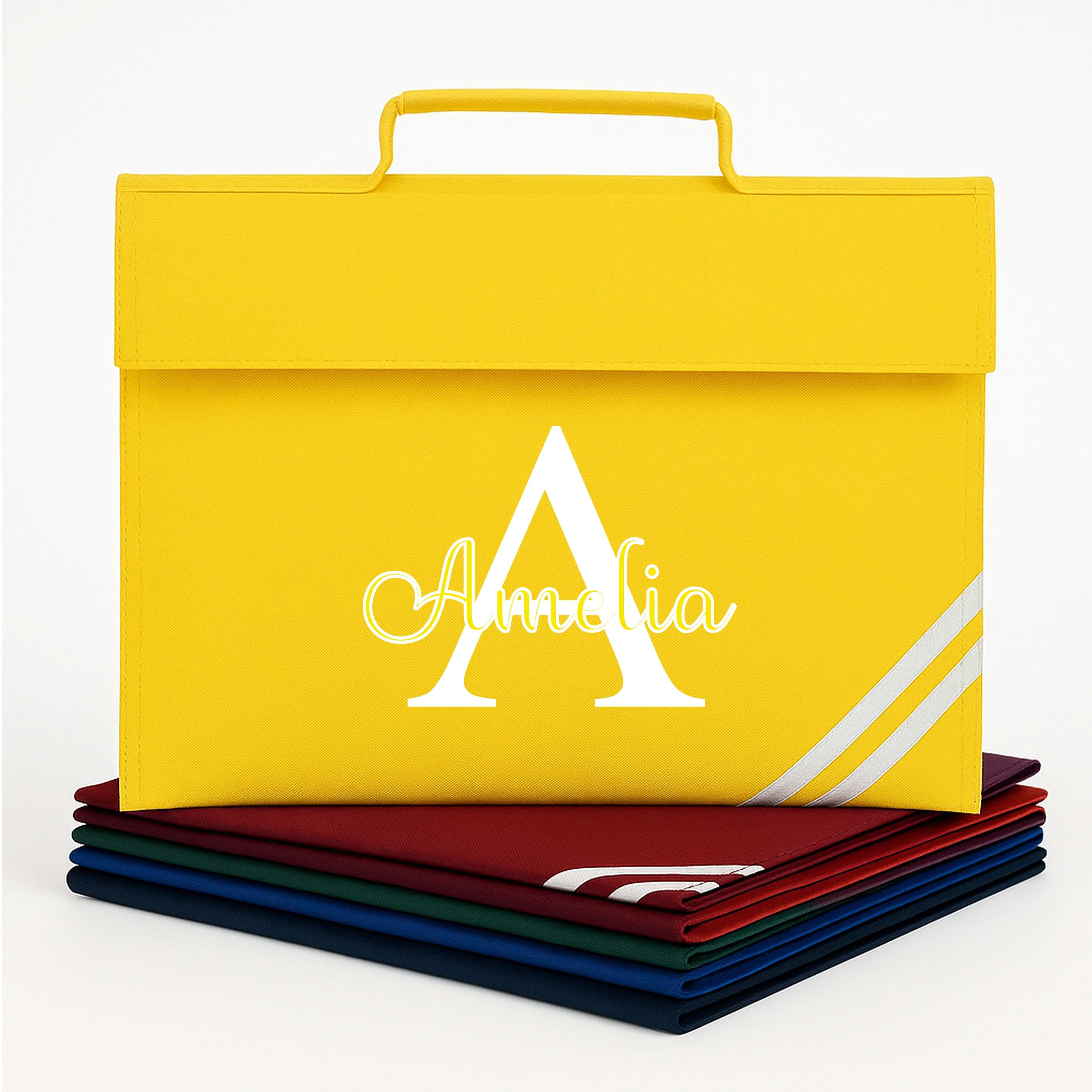 Personalised Script Initial Bookbag - Image 4