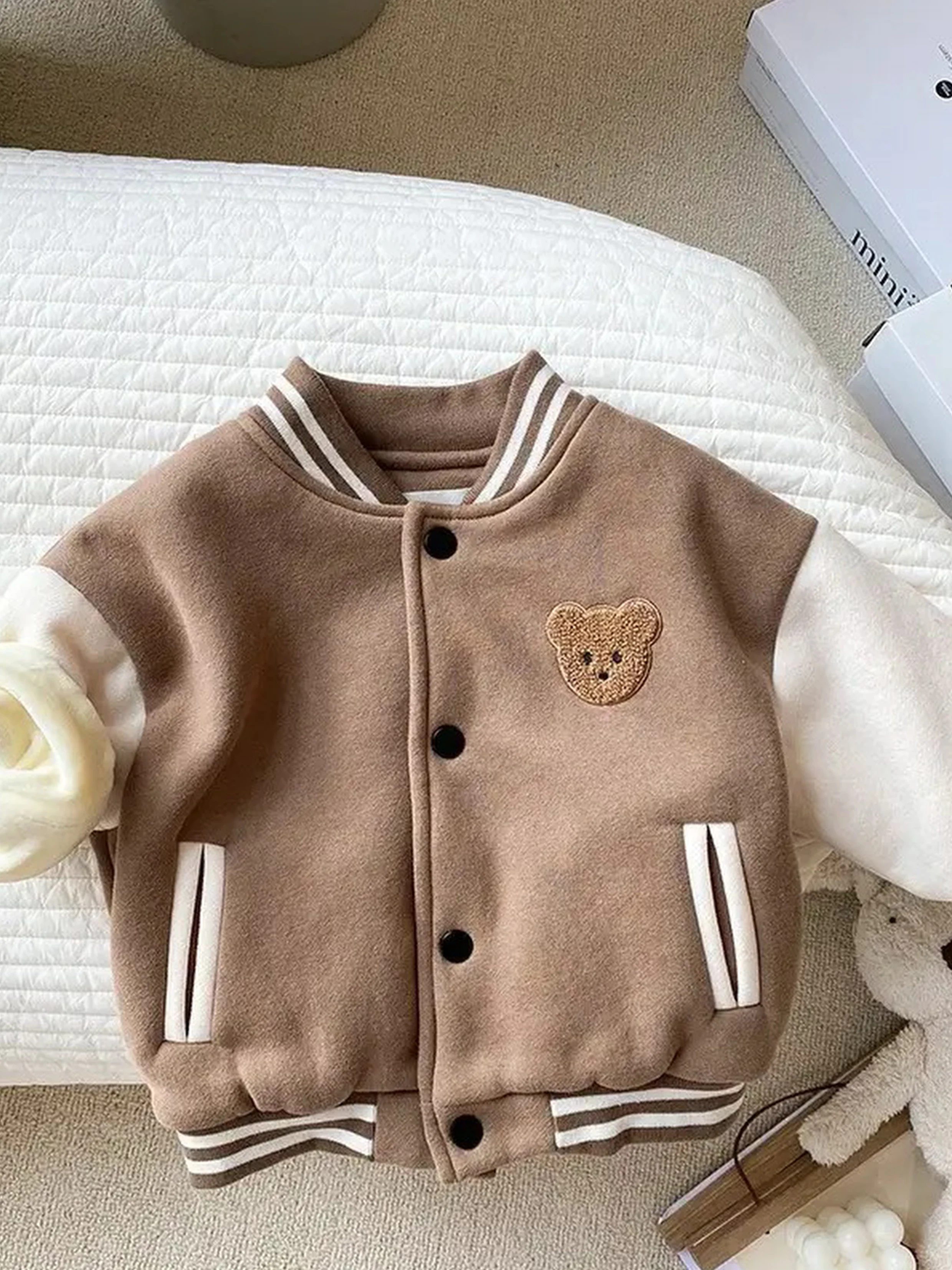 Personalised Teddy Bear Bomber Jacket - Image 3
