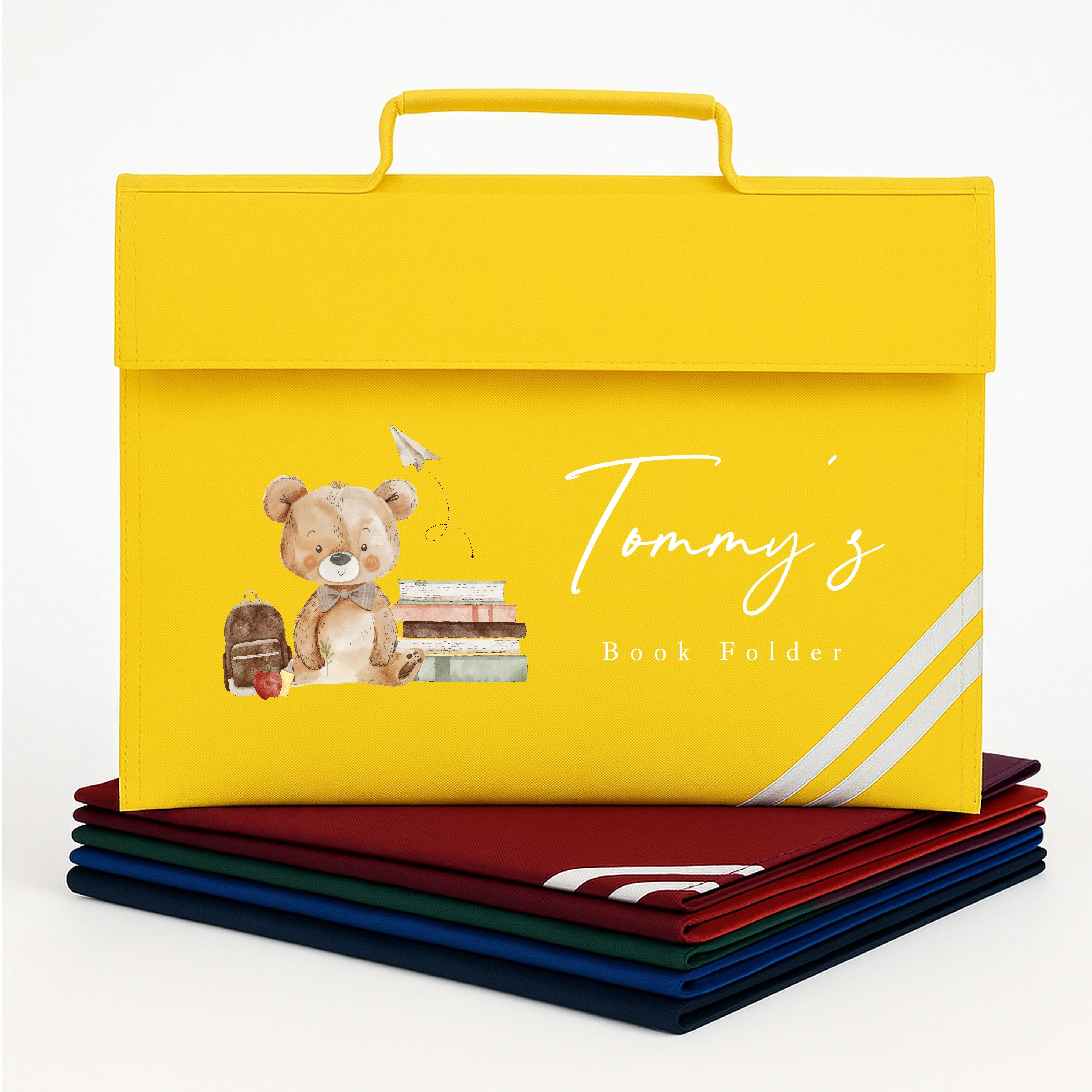 Personalised Teddy Boys Bookbag - Image 6