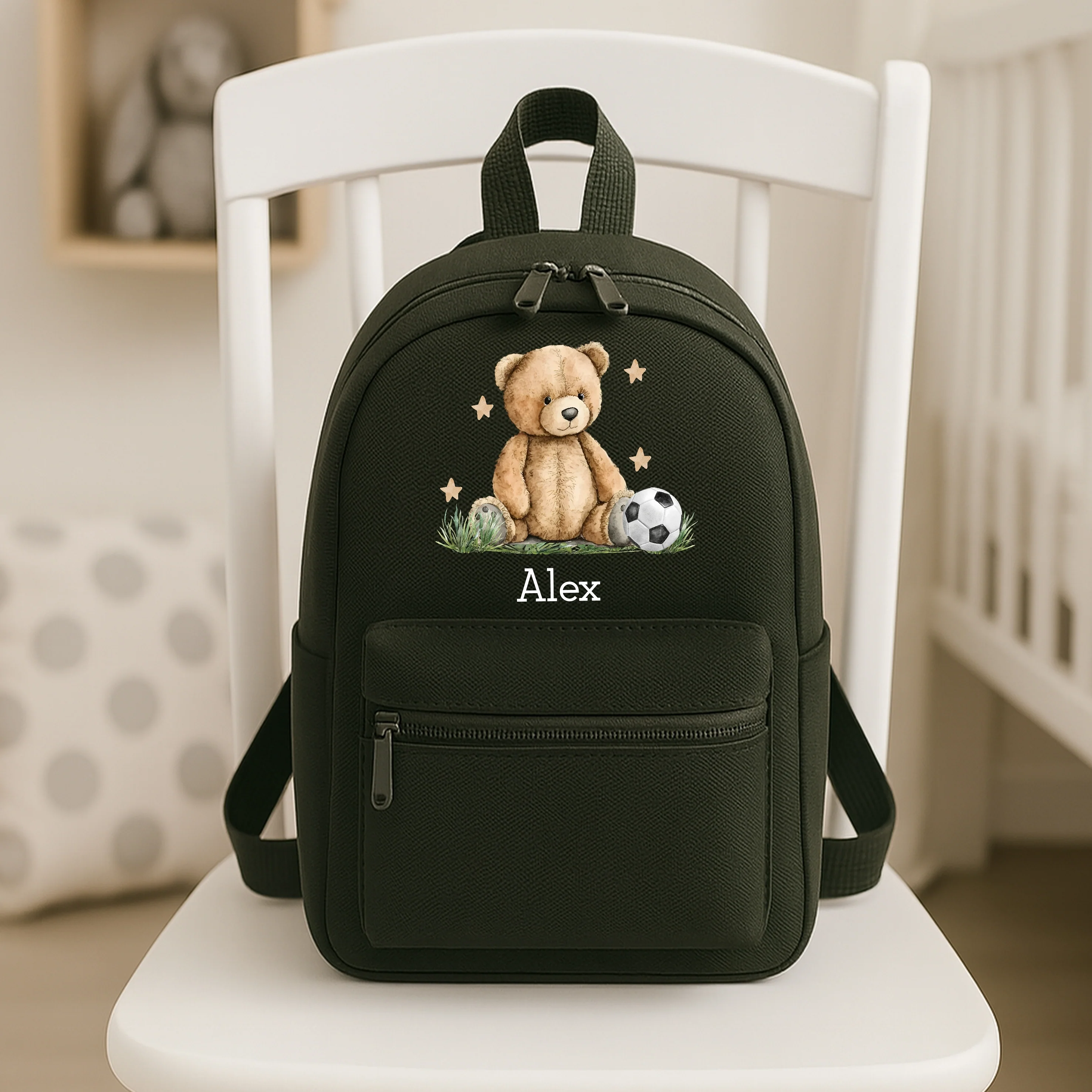 Personalised Teddy Football Backpack - Image 4
