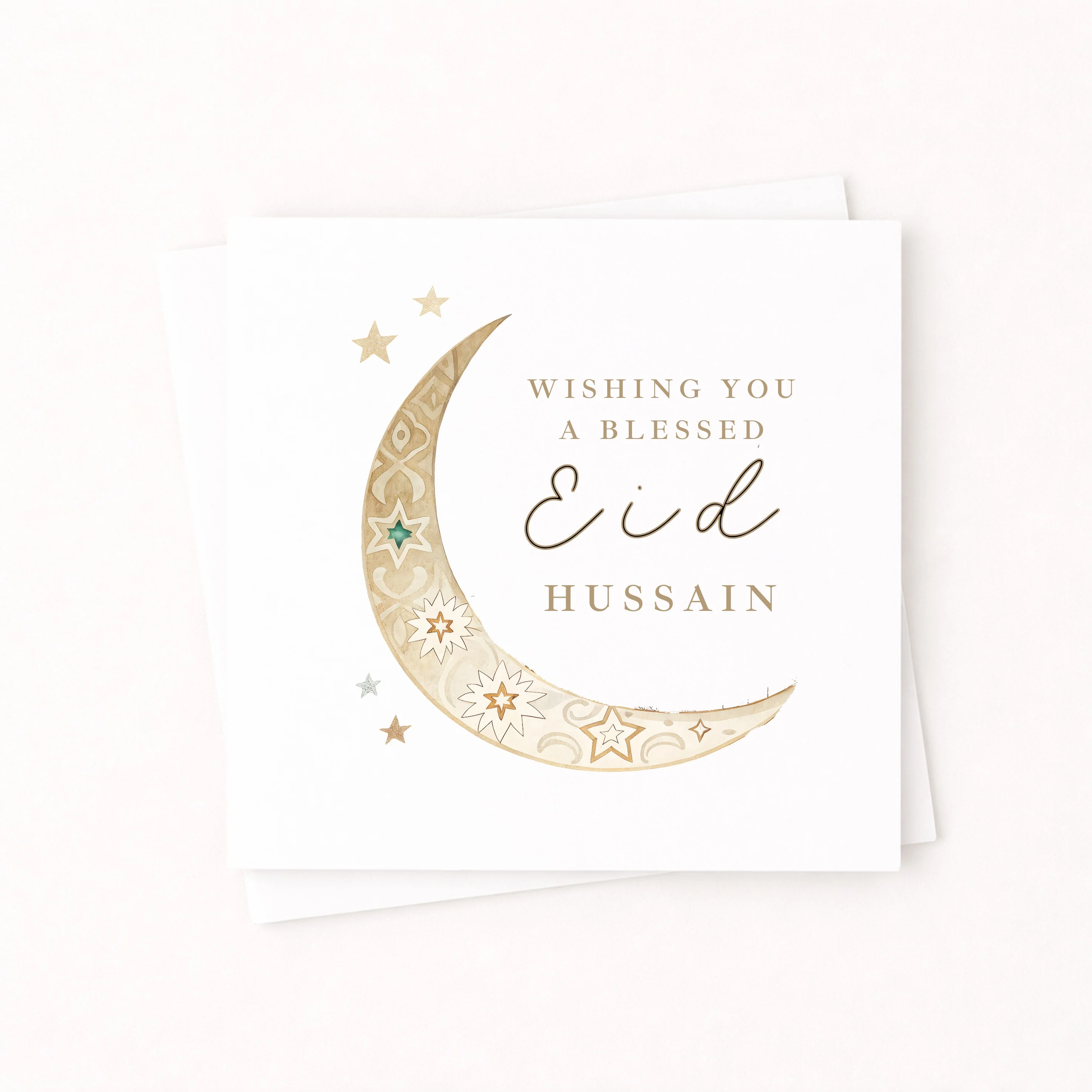 Personalised Wishing You A Blessed Eid Mubarak Card - Image 5