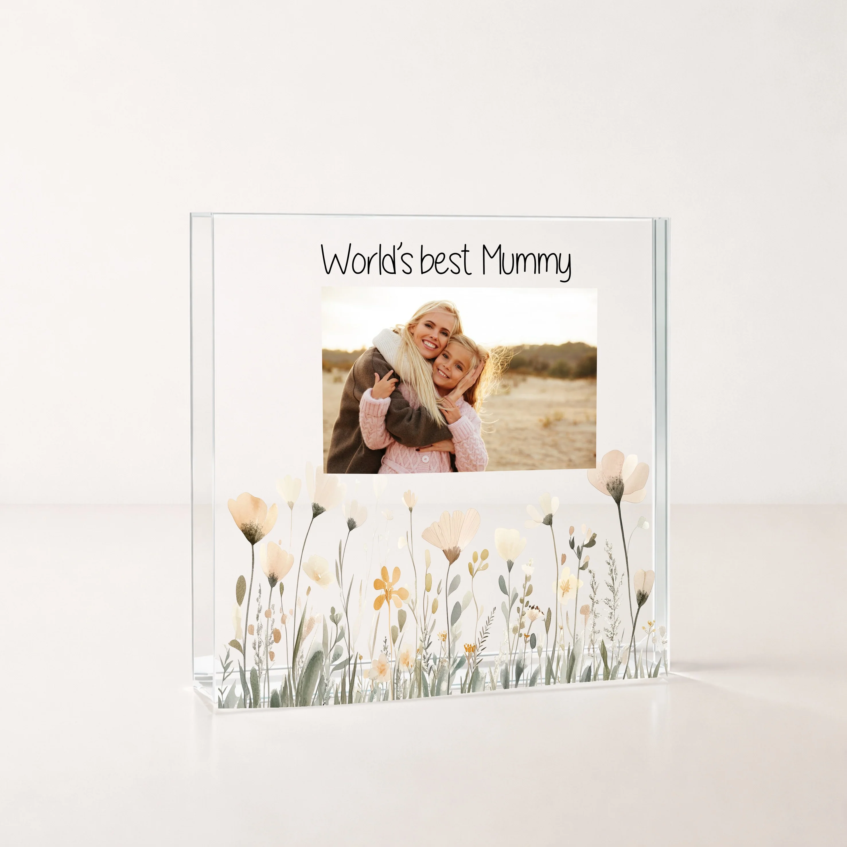 Personalised World's Best Mummy Photo Acrylic Block - Image 4