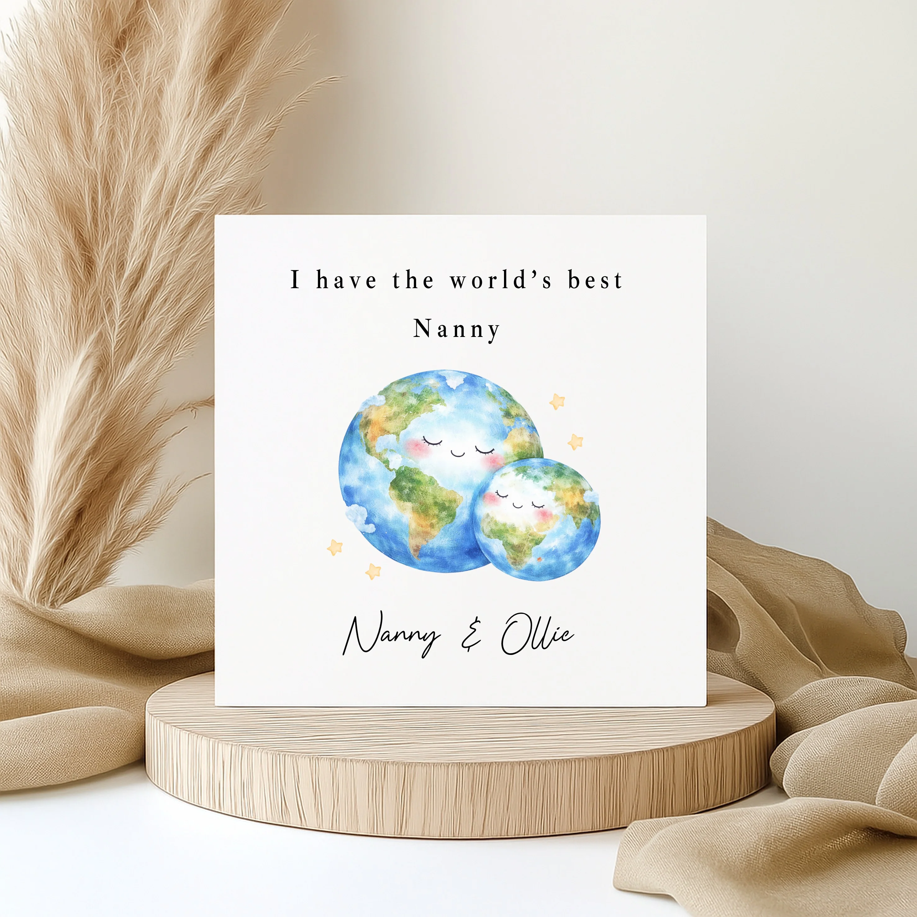 Personalised World's Best Nanny Card - Image 3