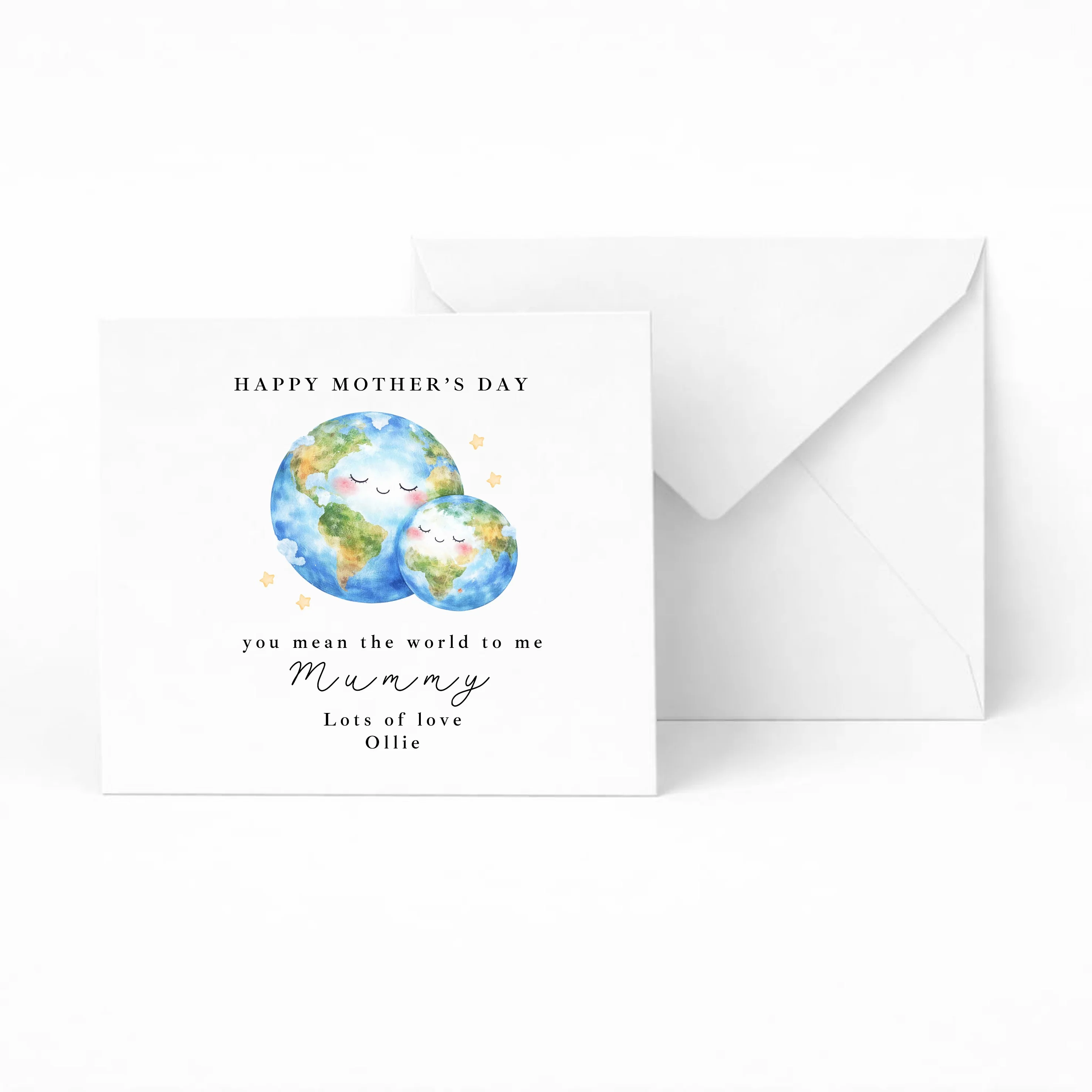 Personalised You Mean The World Happy Mother's Day Card - Image 7