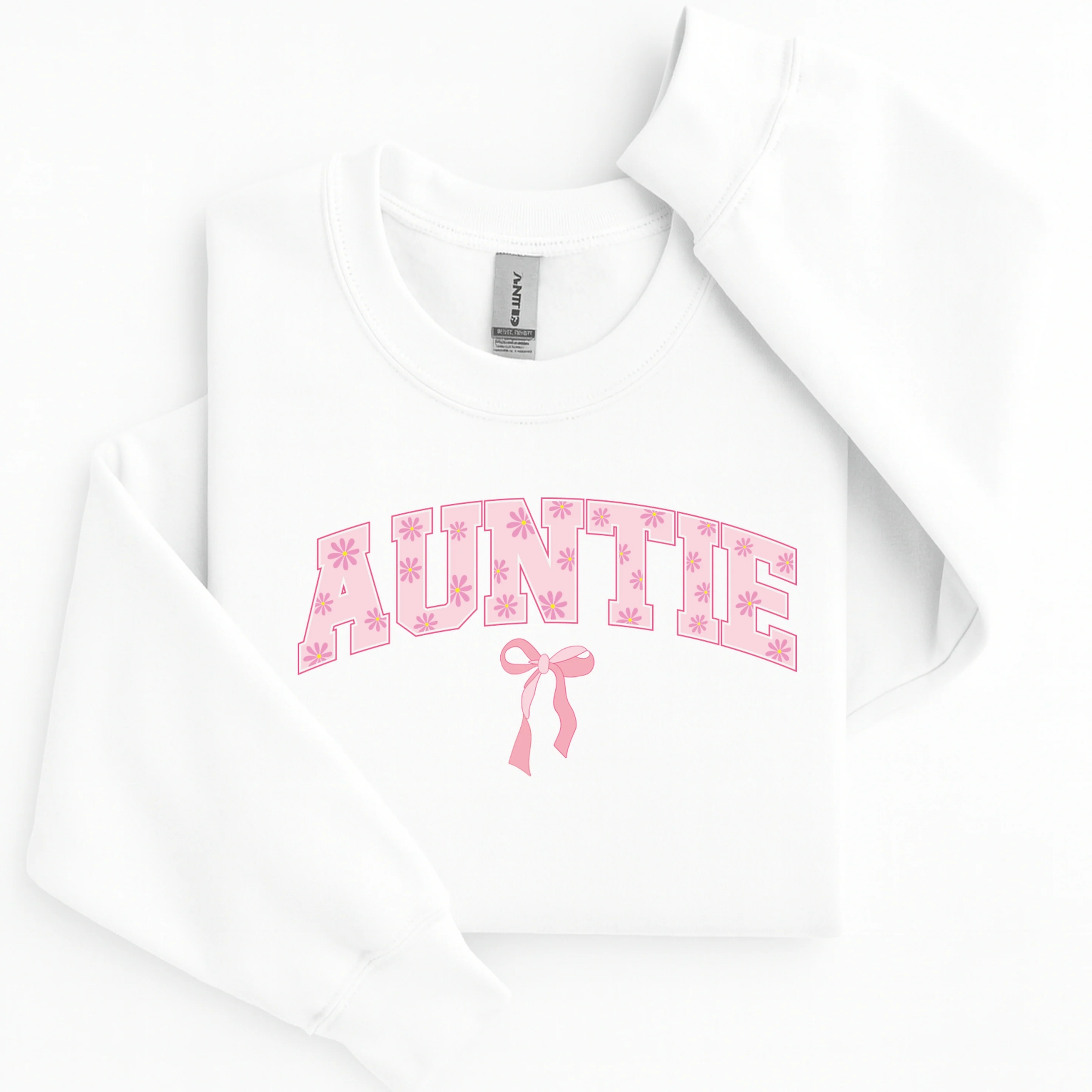 Pink Bow Auntie T-shirt/Sweatshirt - Image 3