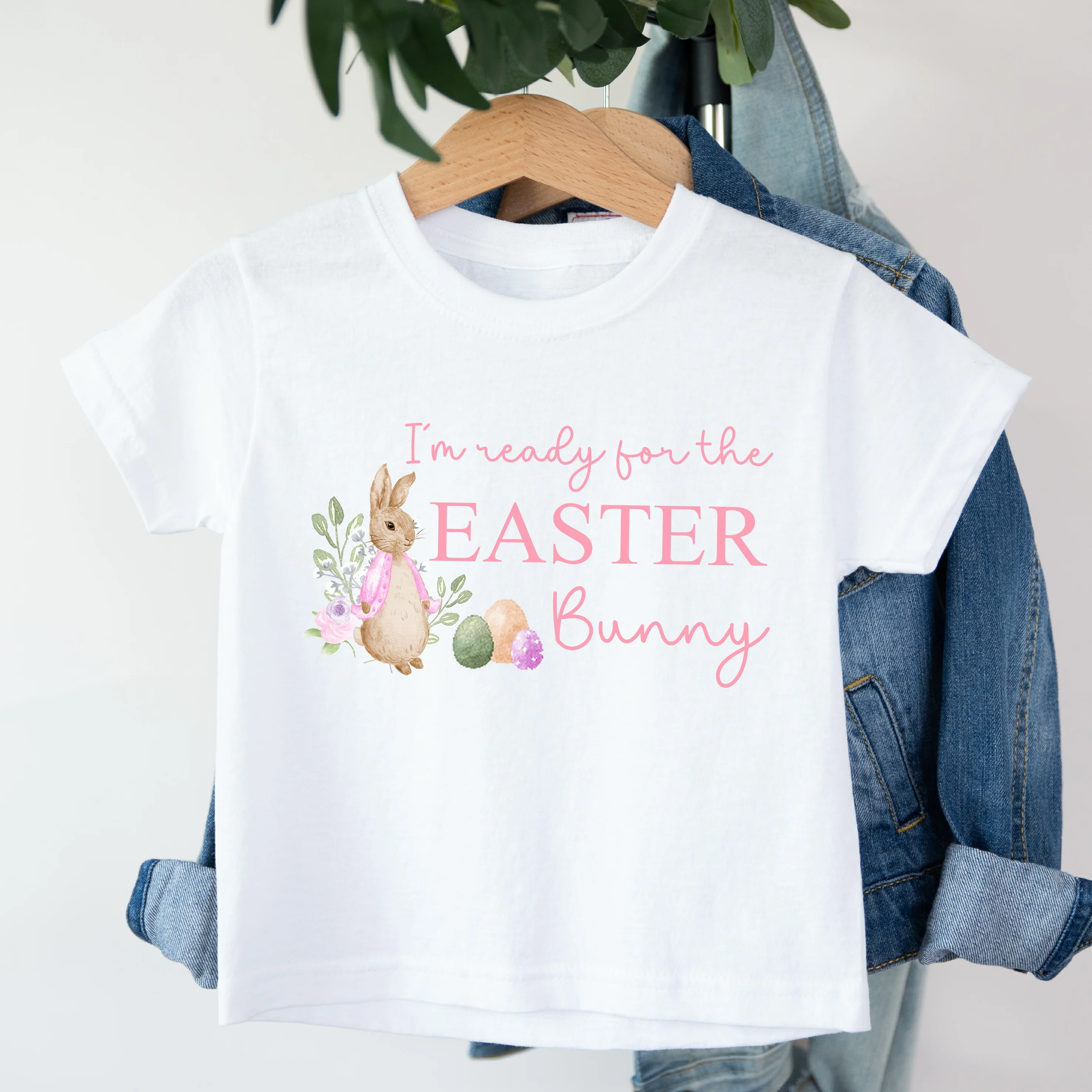Pink Ready For The Easter Bunny T-shirt - Image 3