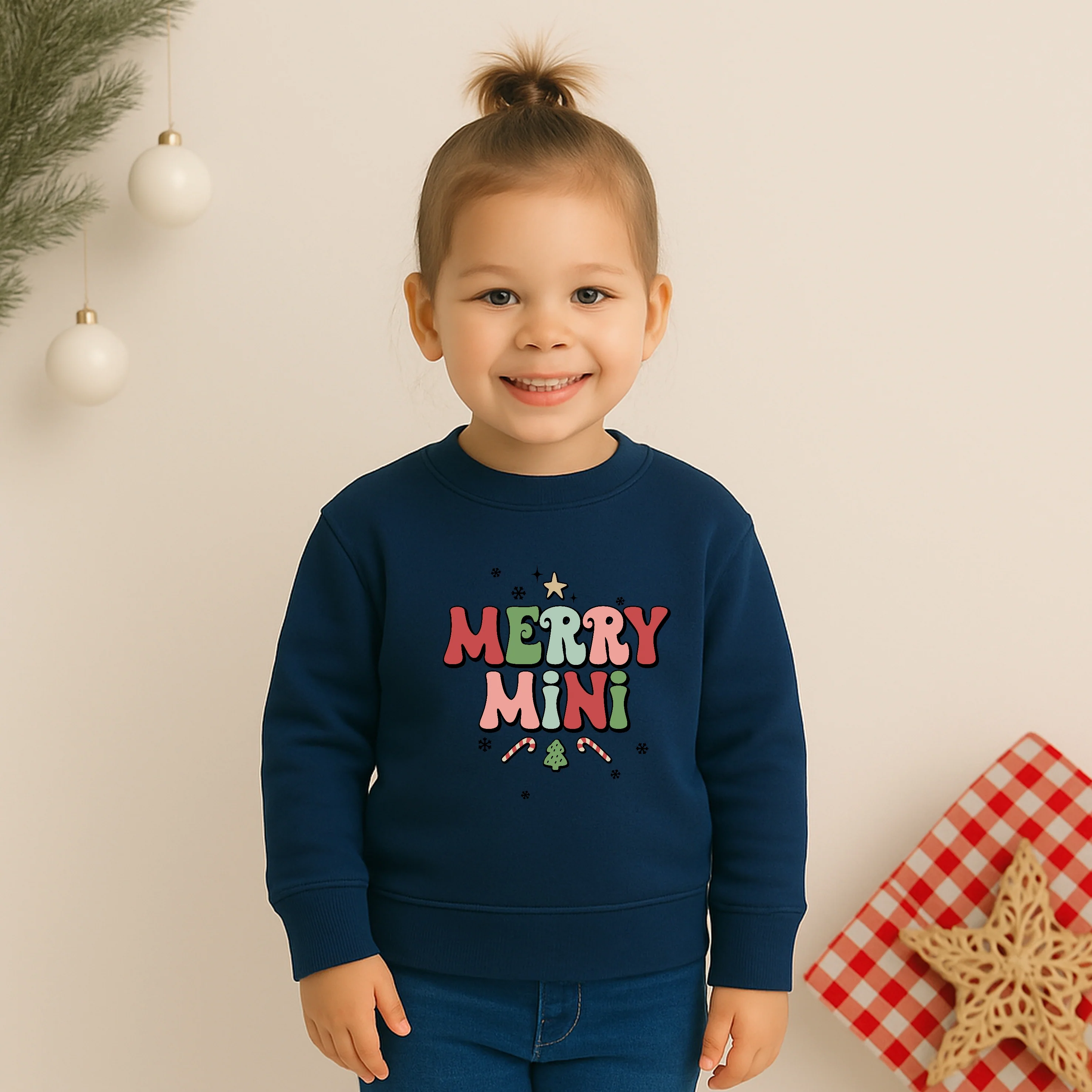 Retro Mama and Mini Christmas Matching Sweatshirts - Image 5