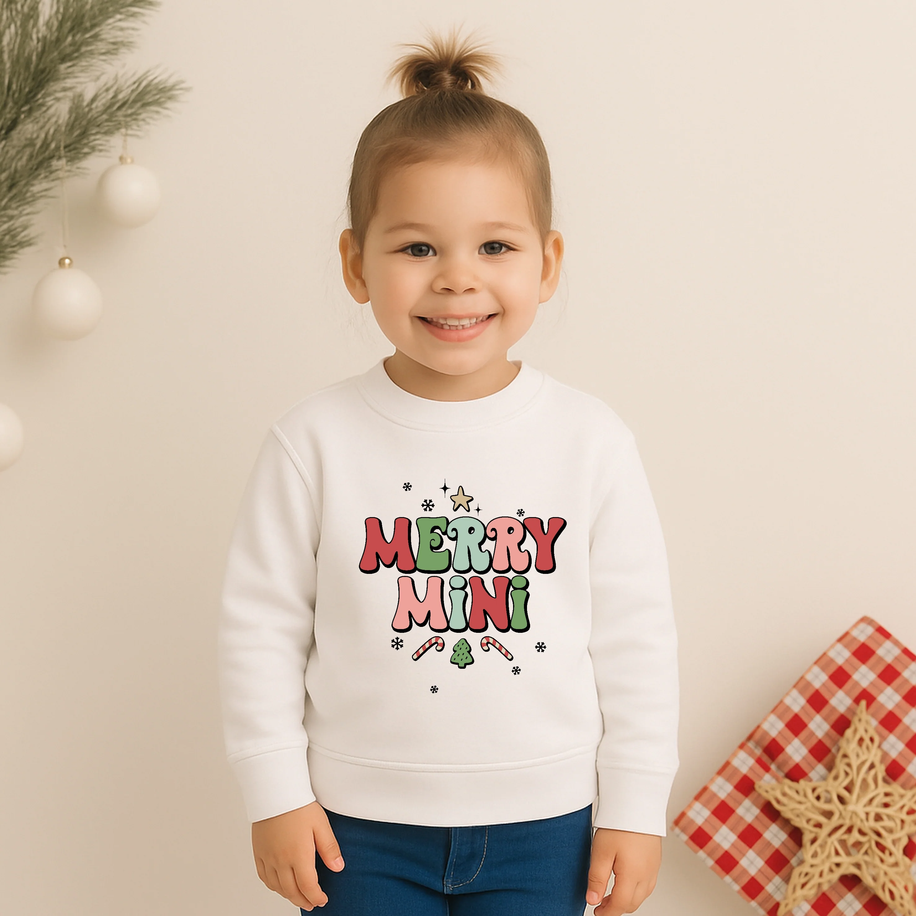 Retro Mama and Mini Christmas Matching Sweatshirts - Image 6